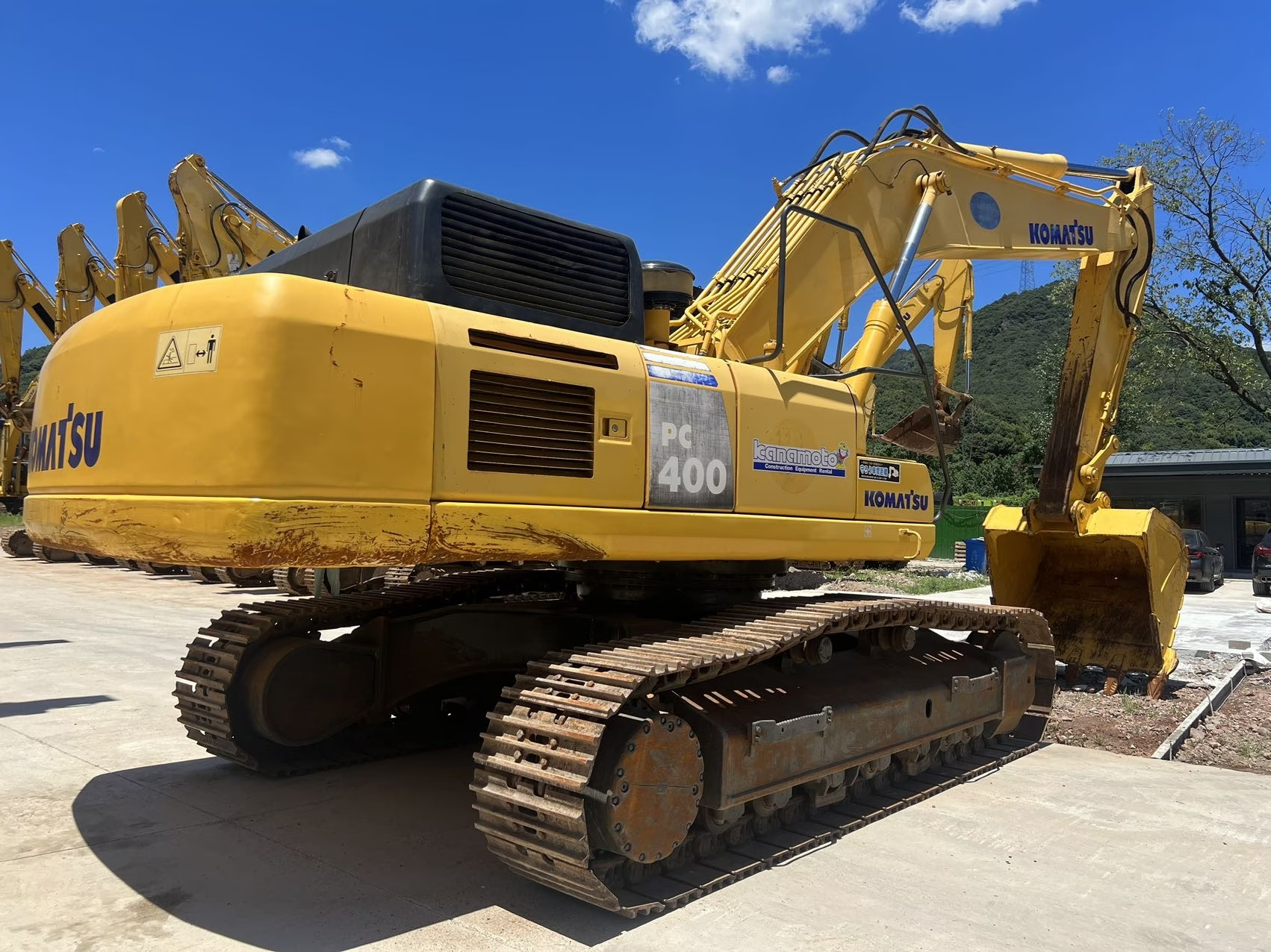 Used KOMATSU PC400-8R 40tons hydraulic excavator for sale