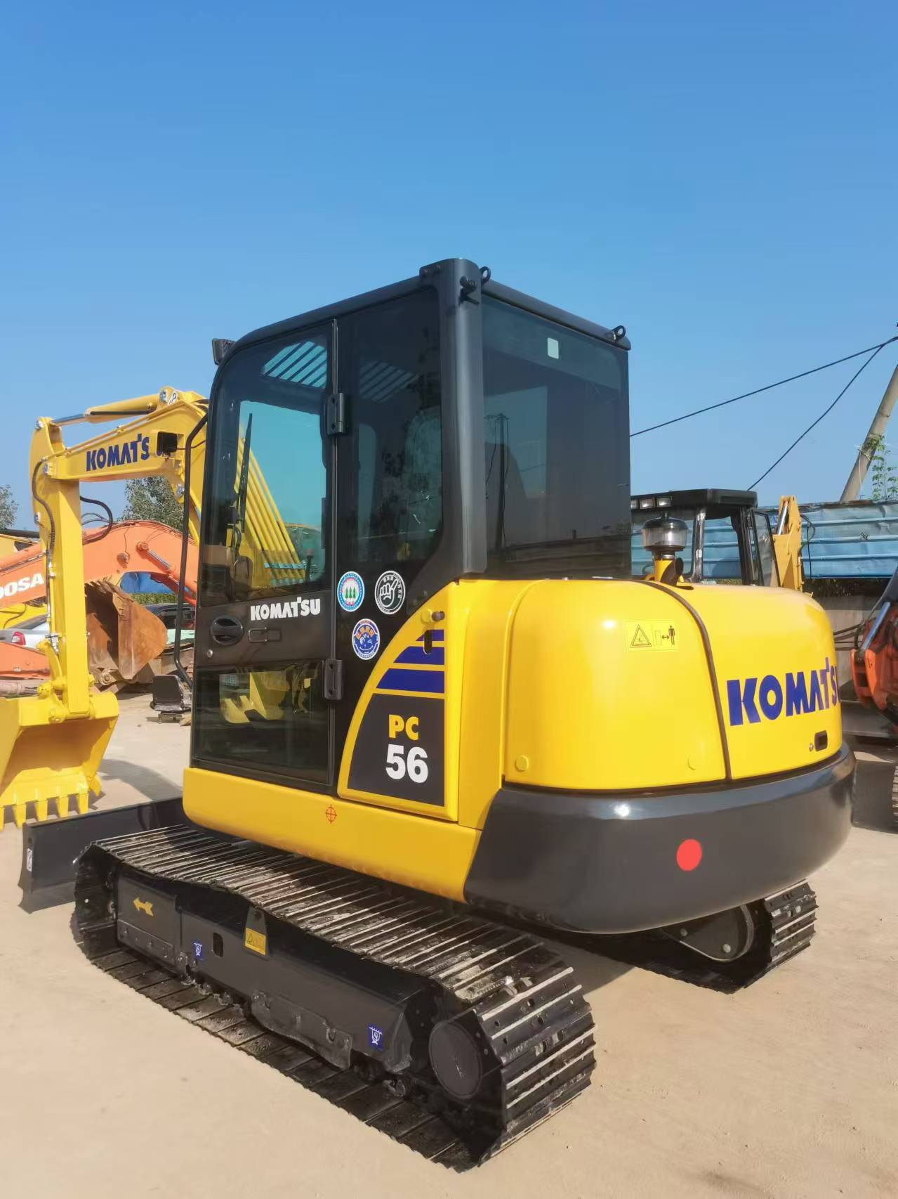 Used KOMATSU PC56 original condition second-hand machine for sale