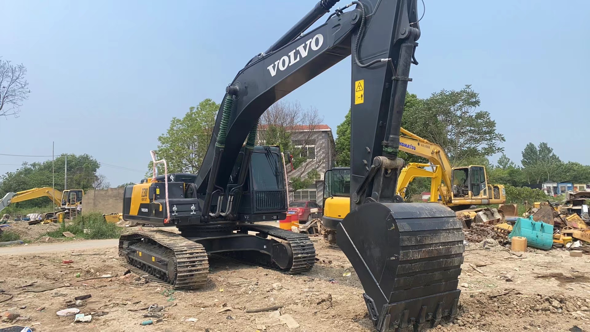 Used VOLVO EC300 30tons heavy excavator volvo brand machine for sale