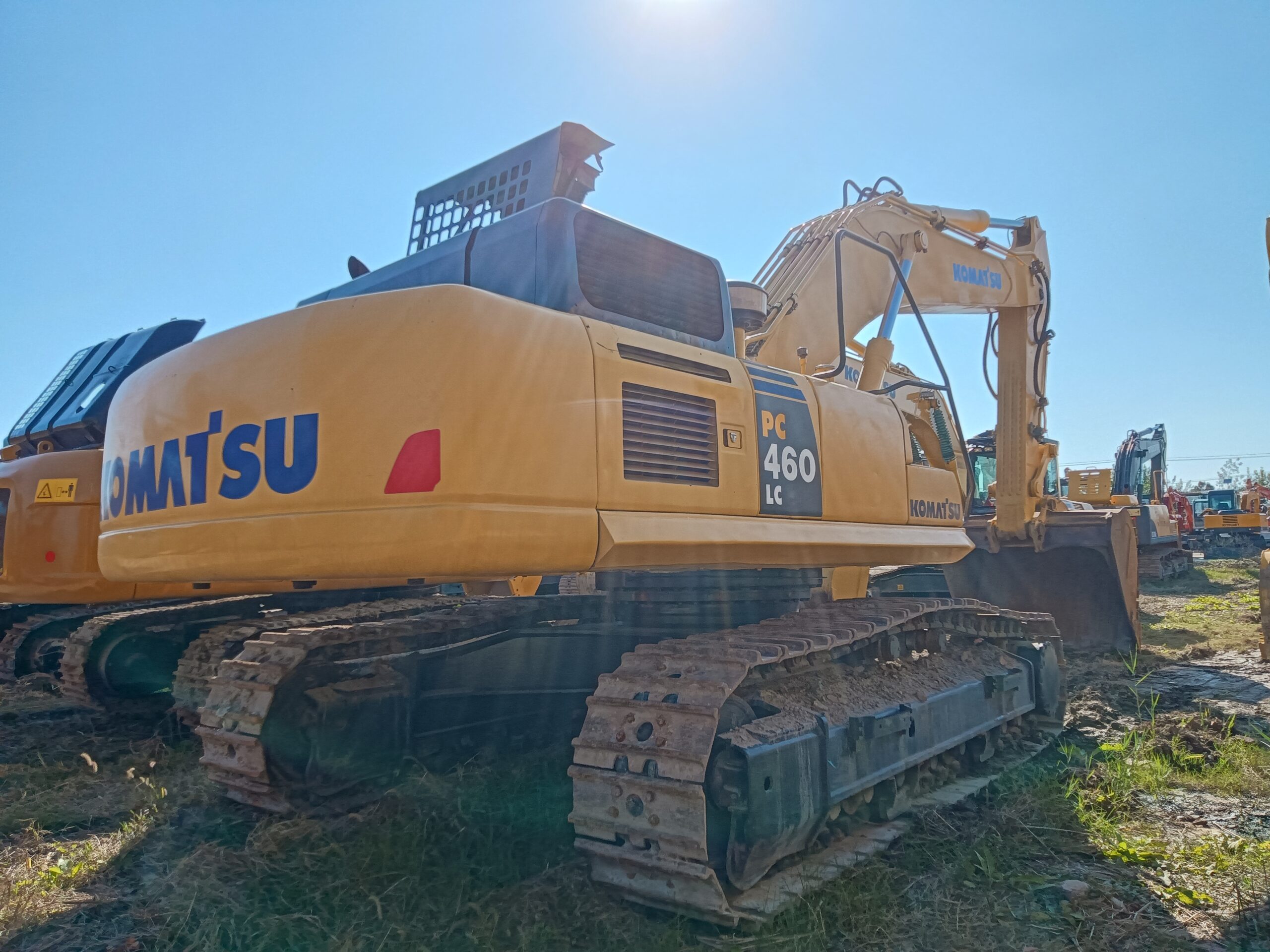 Used KOMATSU PC460LC 46tons large-size excavator original condition for sale