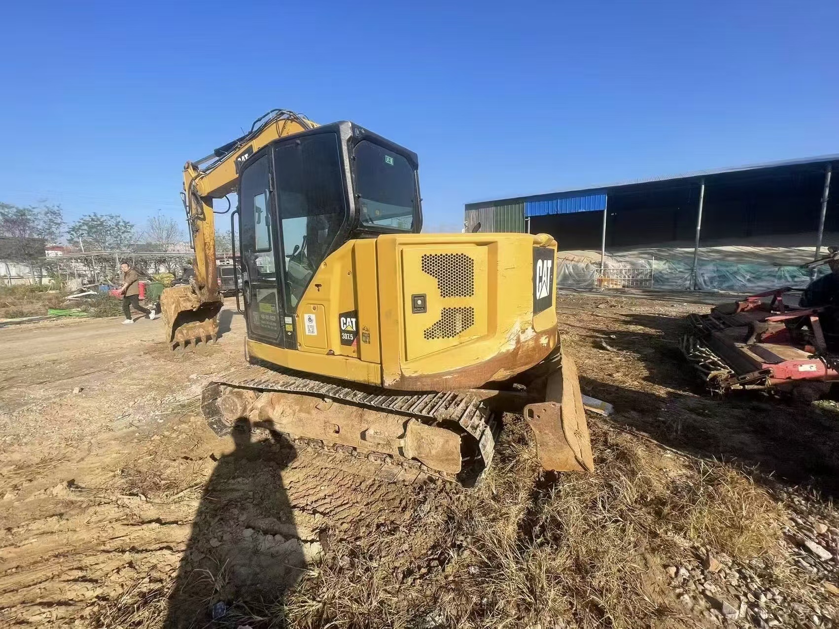 Used CAT307.5E caterpillar Japanese durable excavator for sale