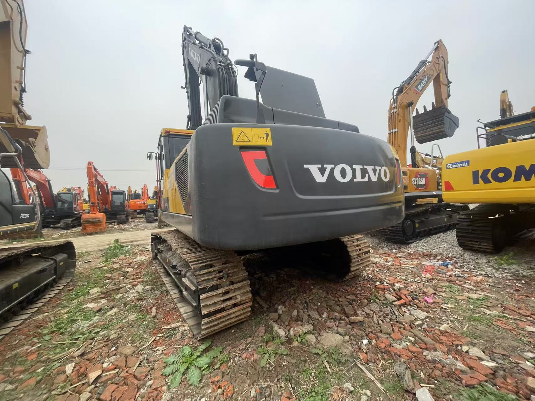 Used VOLVO EC350 35tons large-size excavator in high quality for sale