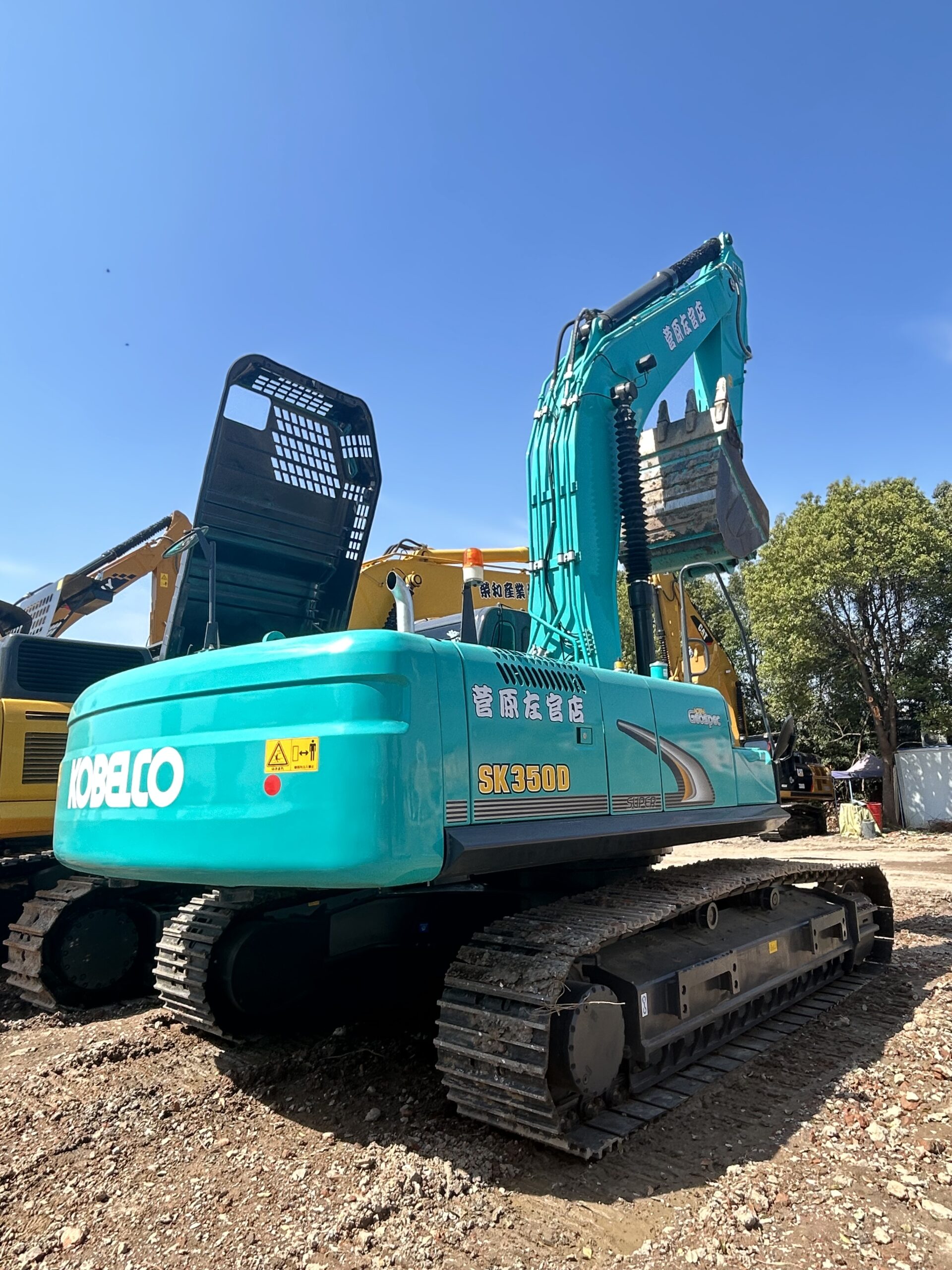 Used KOBELCO SK350LC 35tons large-size excavator for mining for sale