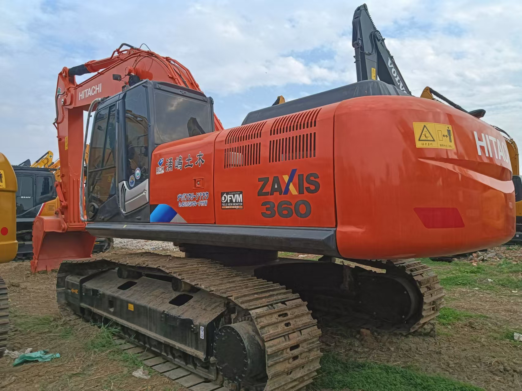 Used HITACHI ZX360 large-size 36tons excavator originally imported from Japan for sale