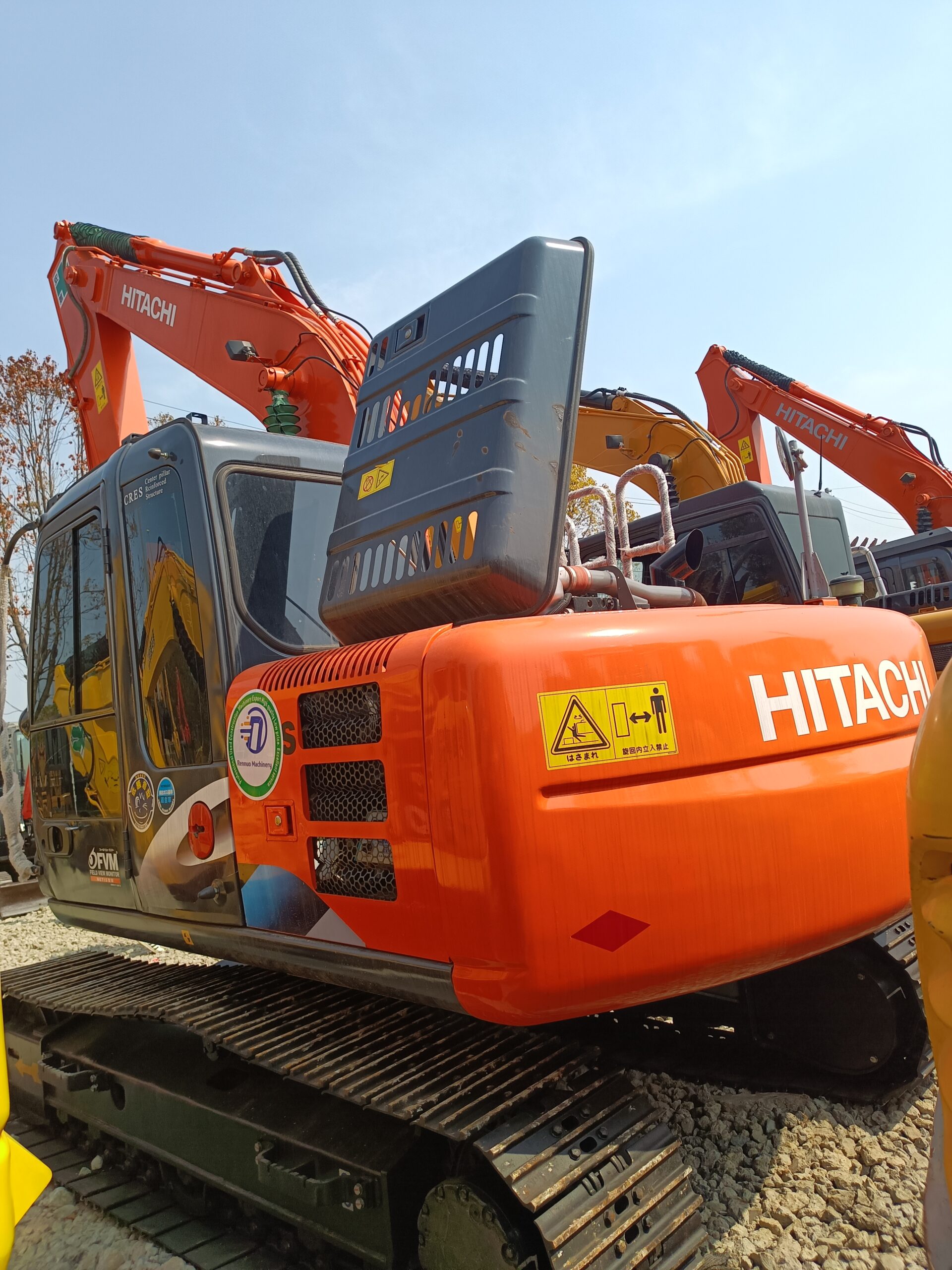 Used HITACHI ZX130 13tons mid-size excavator with excellent performance for sale