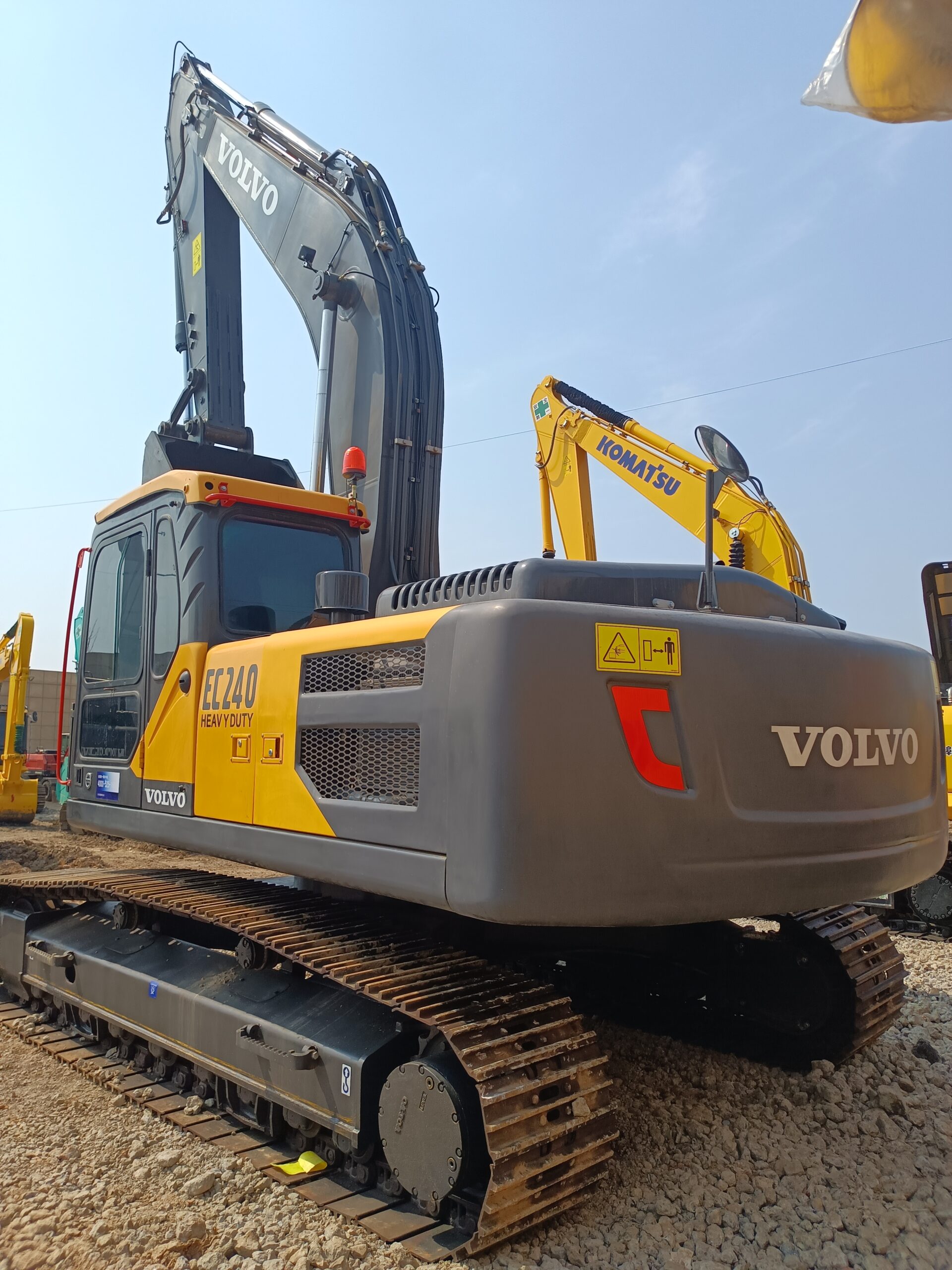 Used VOLVO EC240 originally imported hydraulic excavator for sale