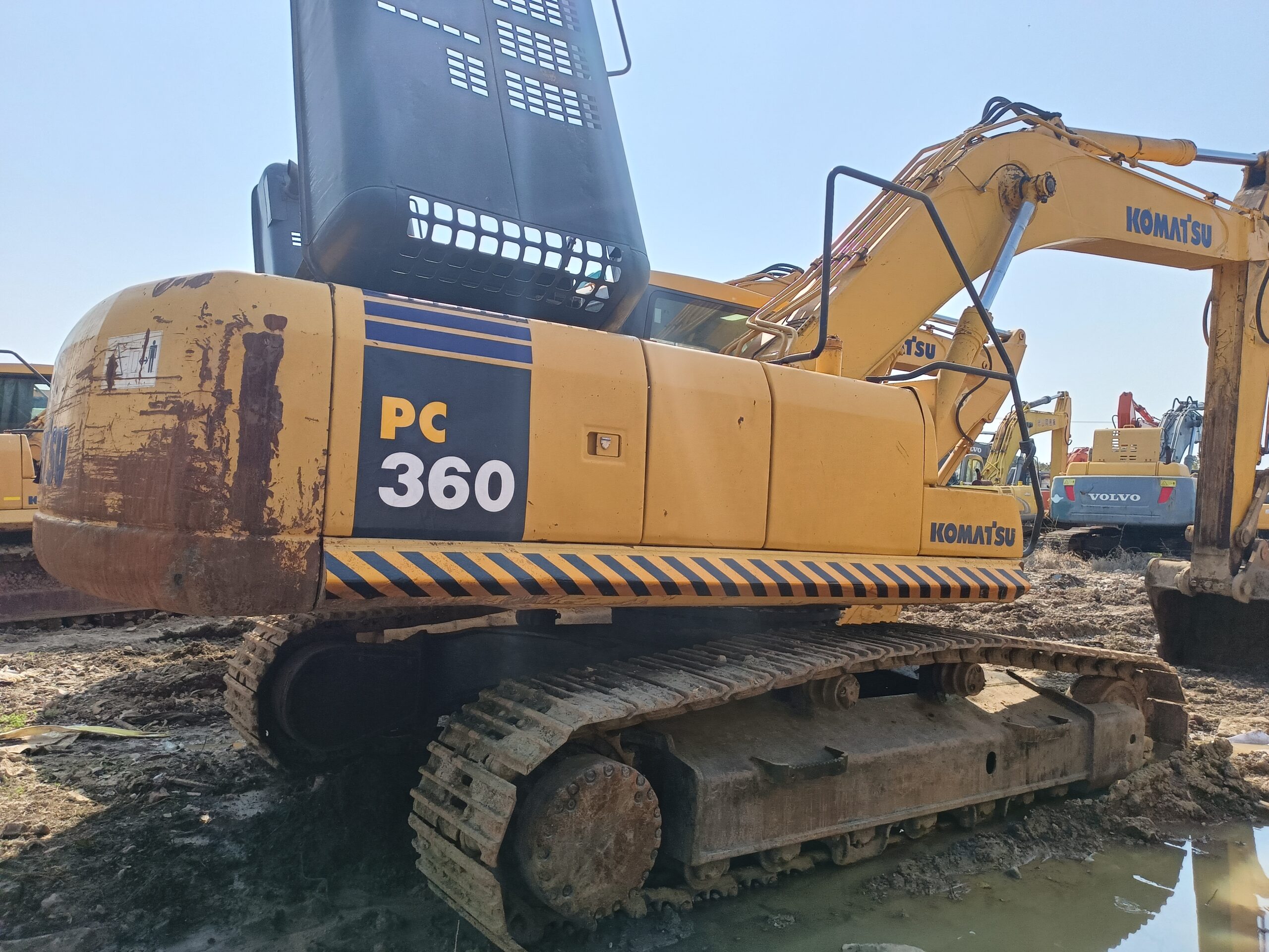 Used KOMATSU PC360 36tons 180kw power hydraulic excavator for sale