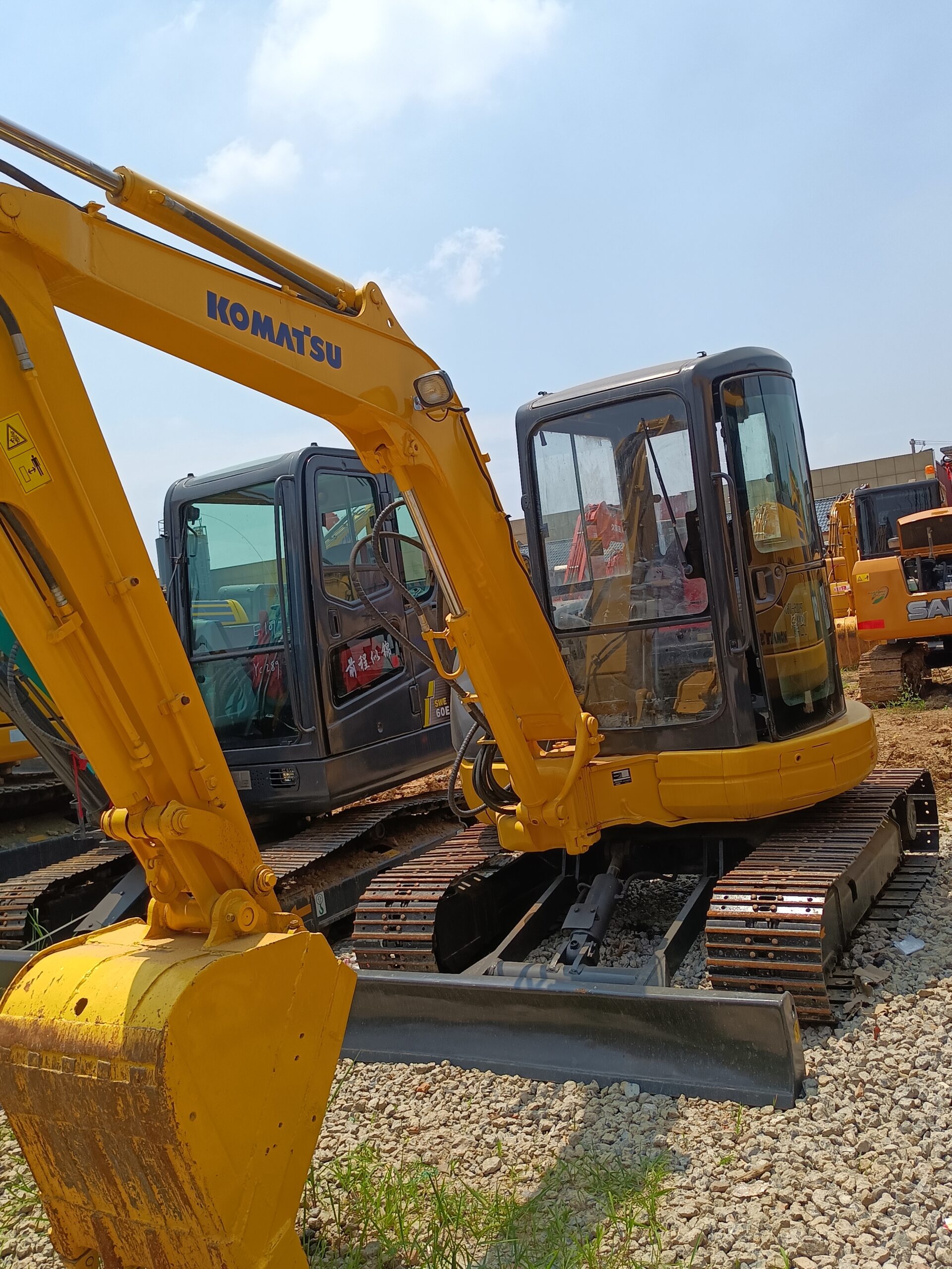 Used KOMATSU PC55MR 5tons hydraulic excavator for sale