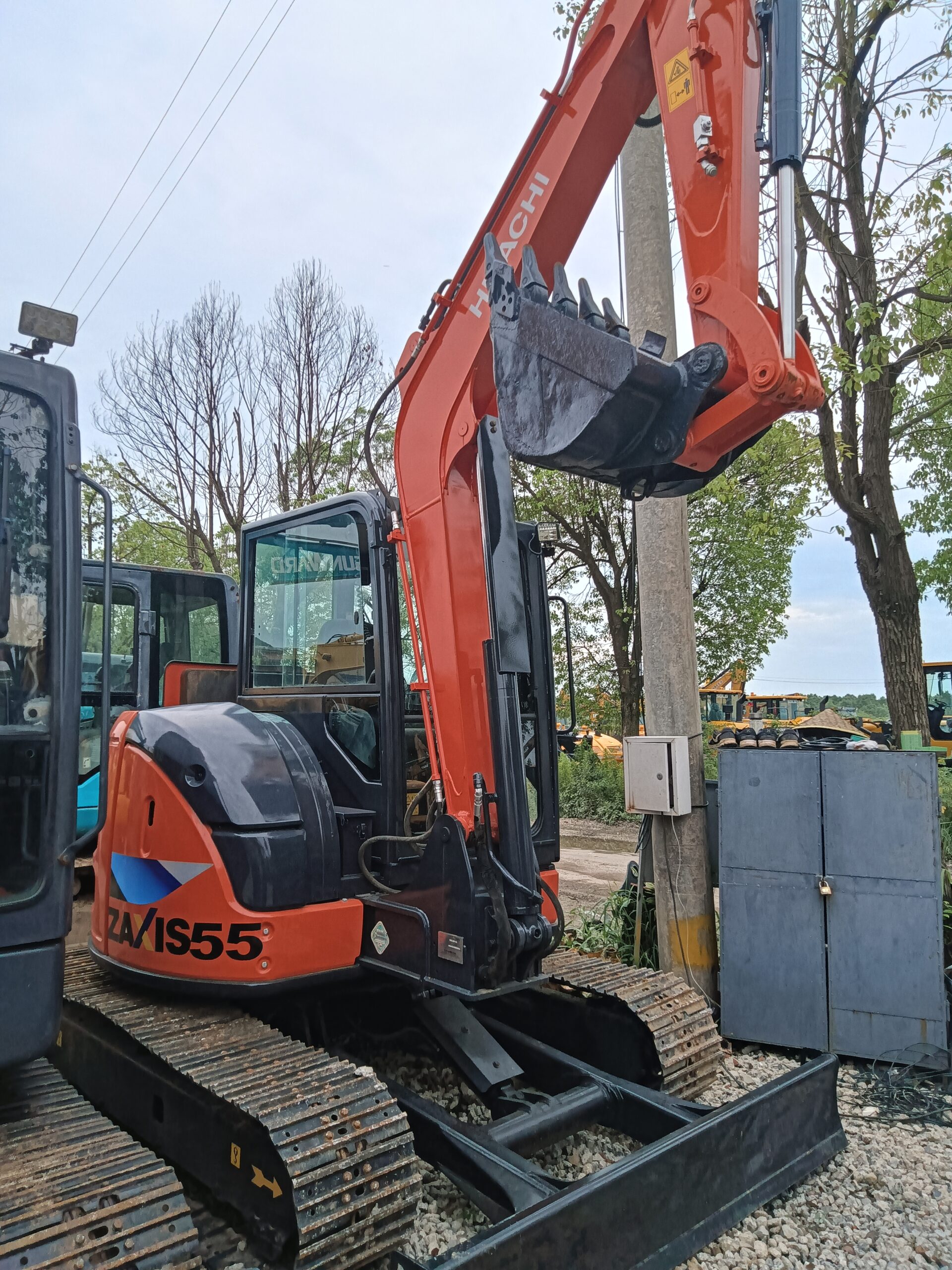 Used HITACHI ZX55UR 5tons effective second-hand excavator for sale