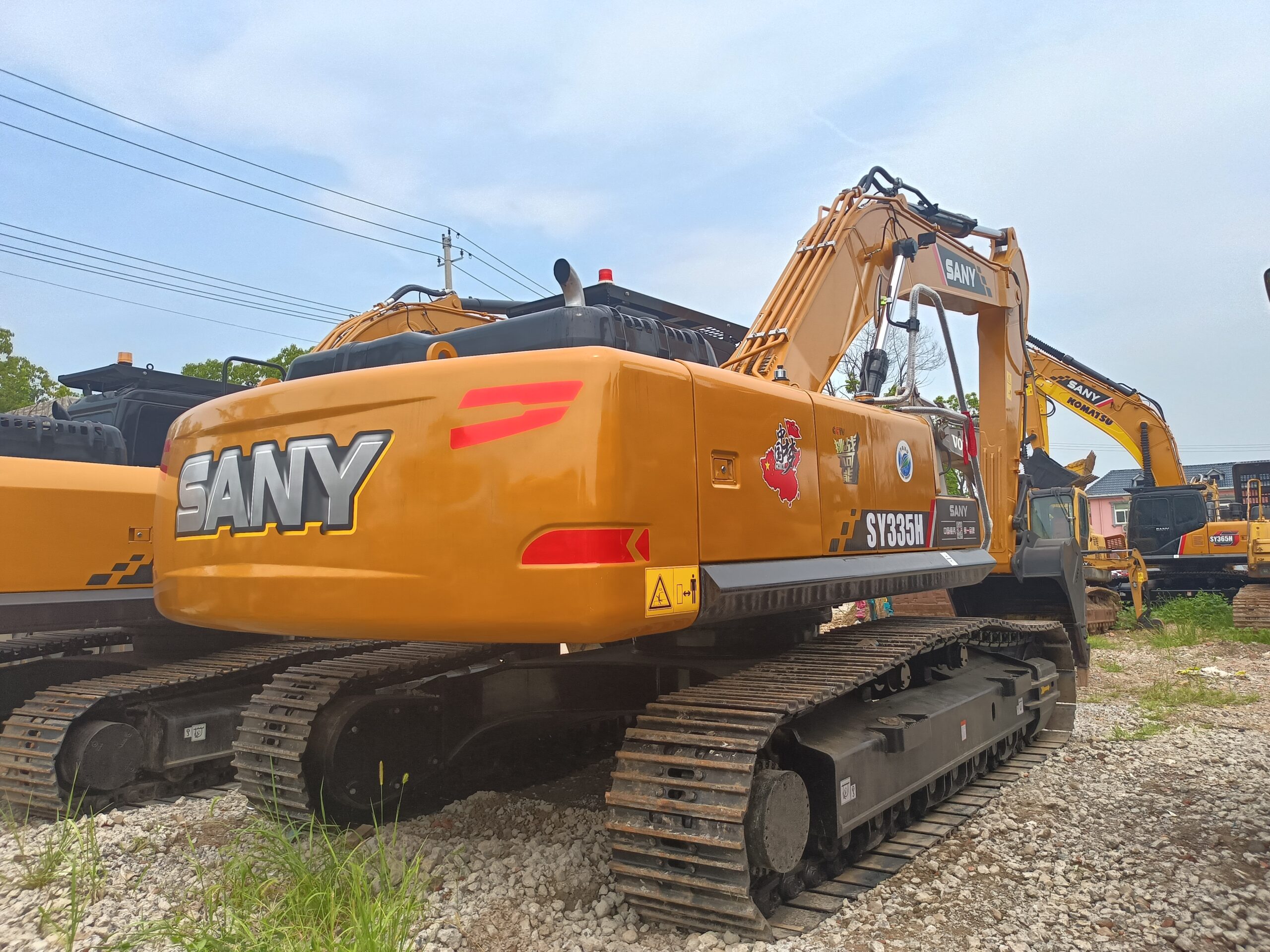 Used SANY SY335 in stock high efficiency excavator for sale