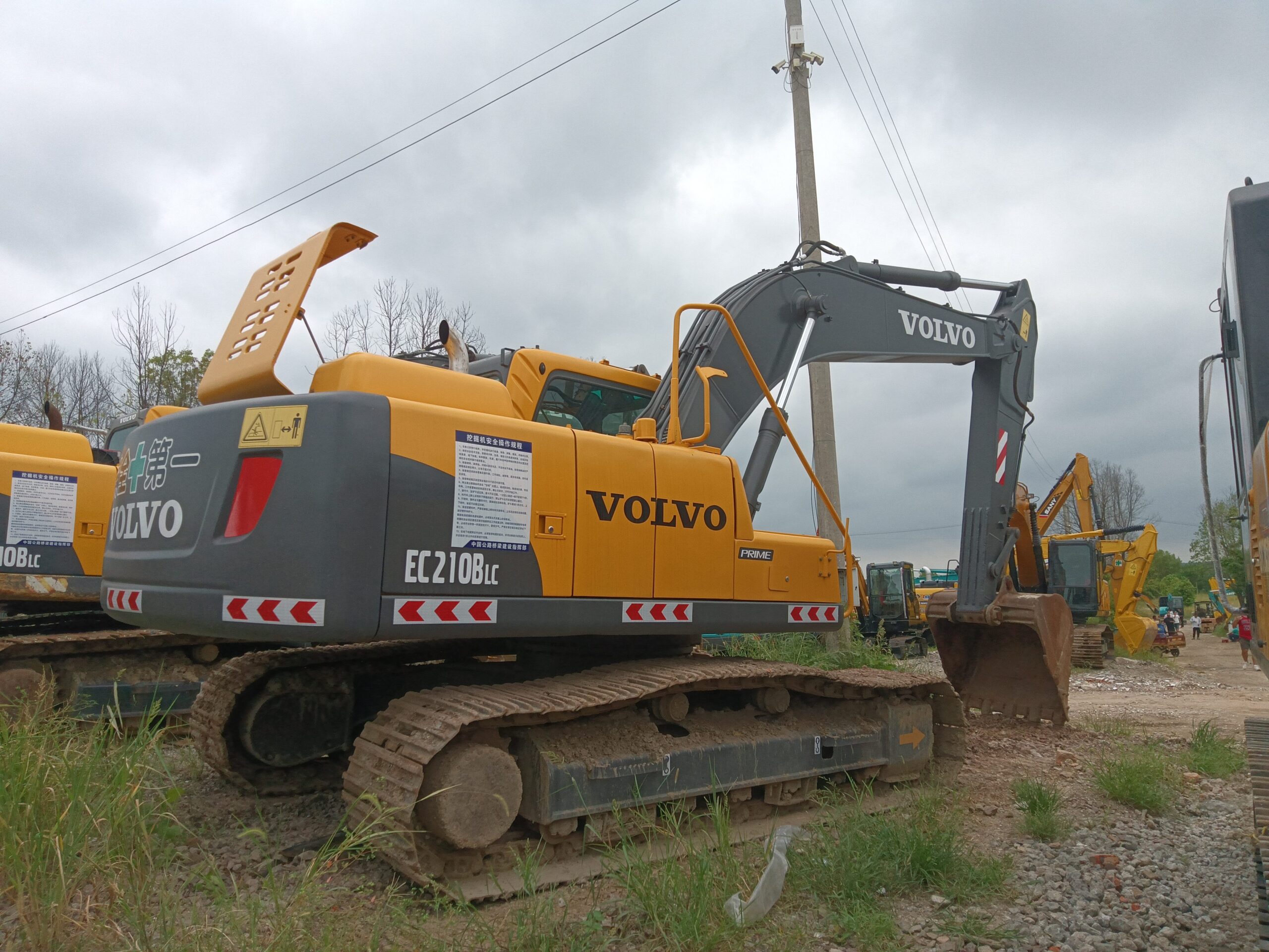 Gebruikte VOLVO EC210BLC 21tons hydraulische duurzame graafmachine te koop
