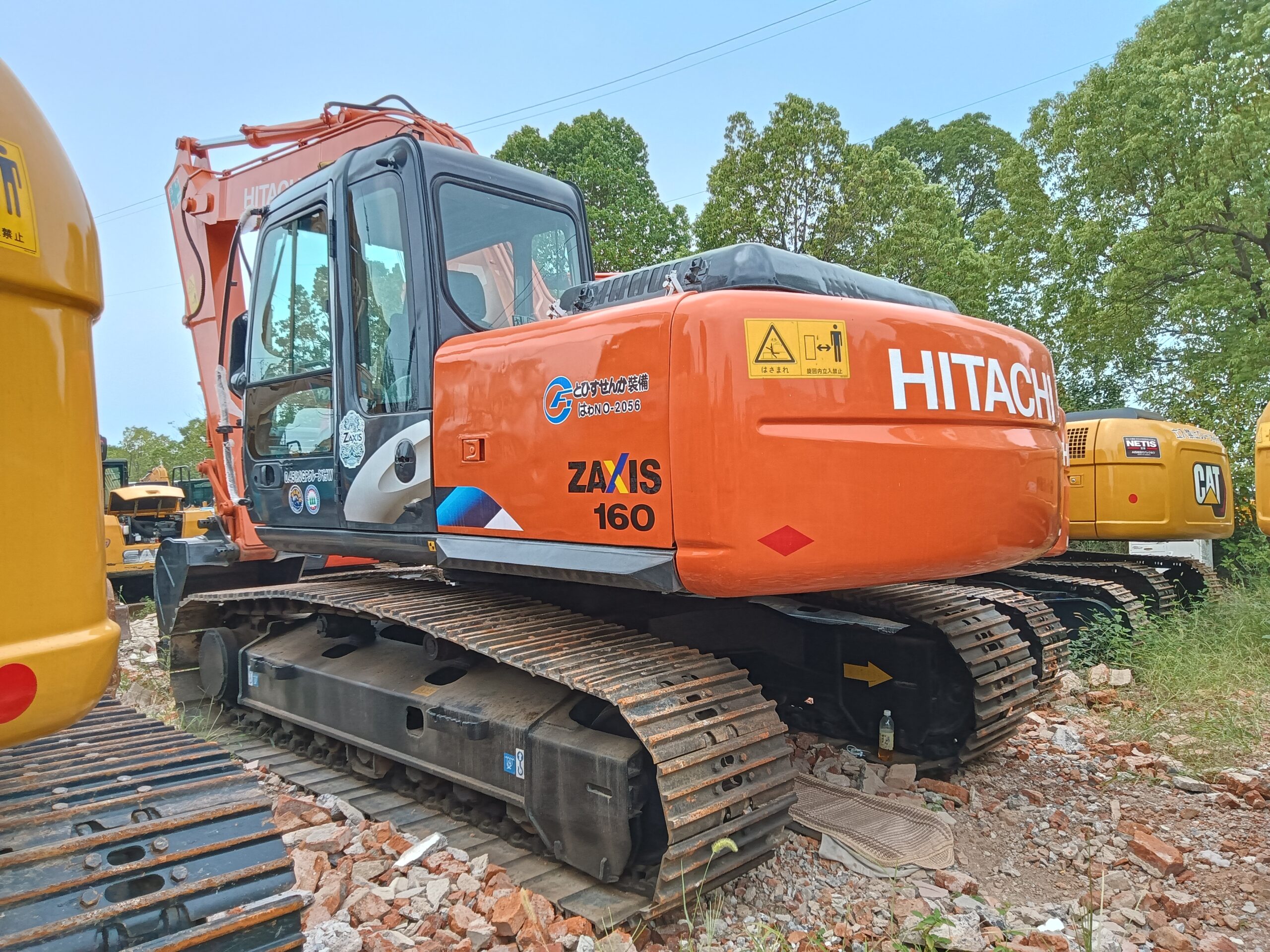 Used HITACHI ZX160 in cheap price second-hand excavator for sale