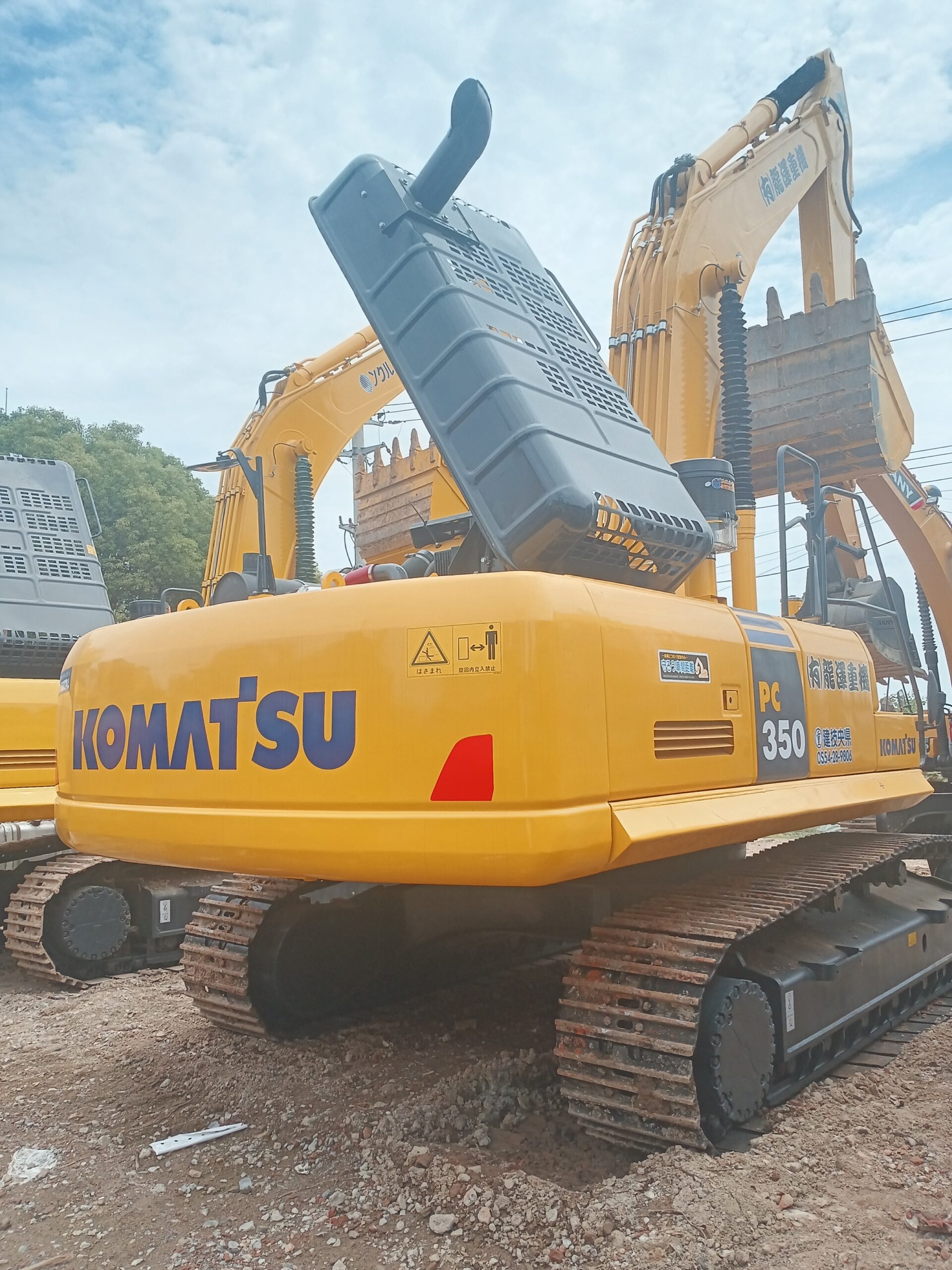 Japanese brand KOMATSU PC350 original condition used excavator for sale