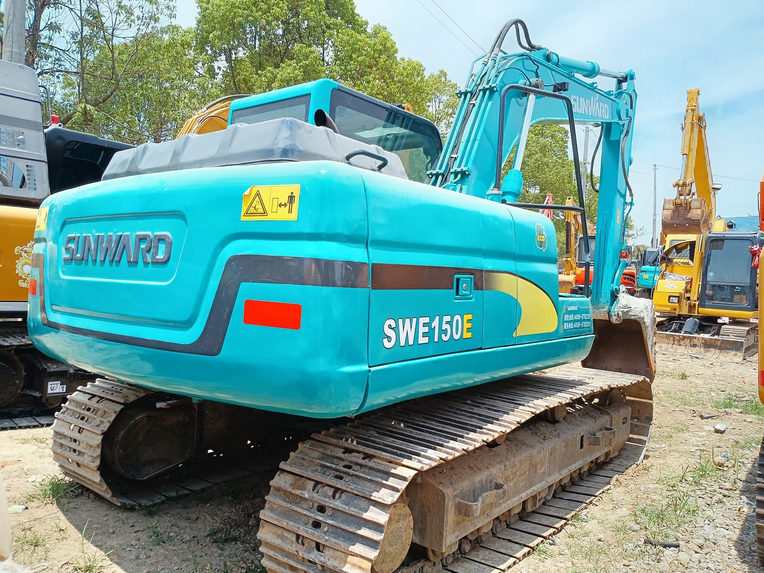 Used SUNWARD SWE150E 15tons middle-size 84kw Chinese excavator for sale