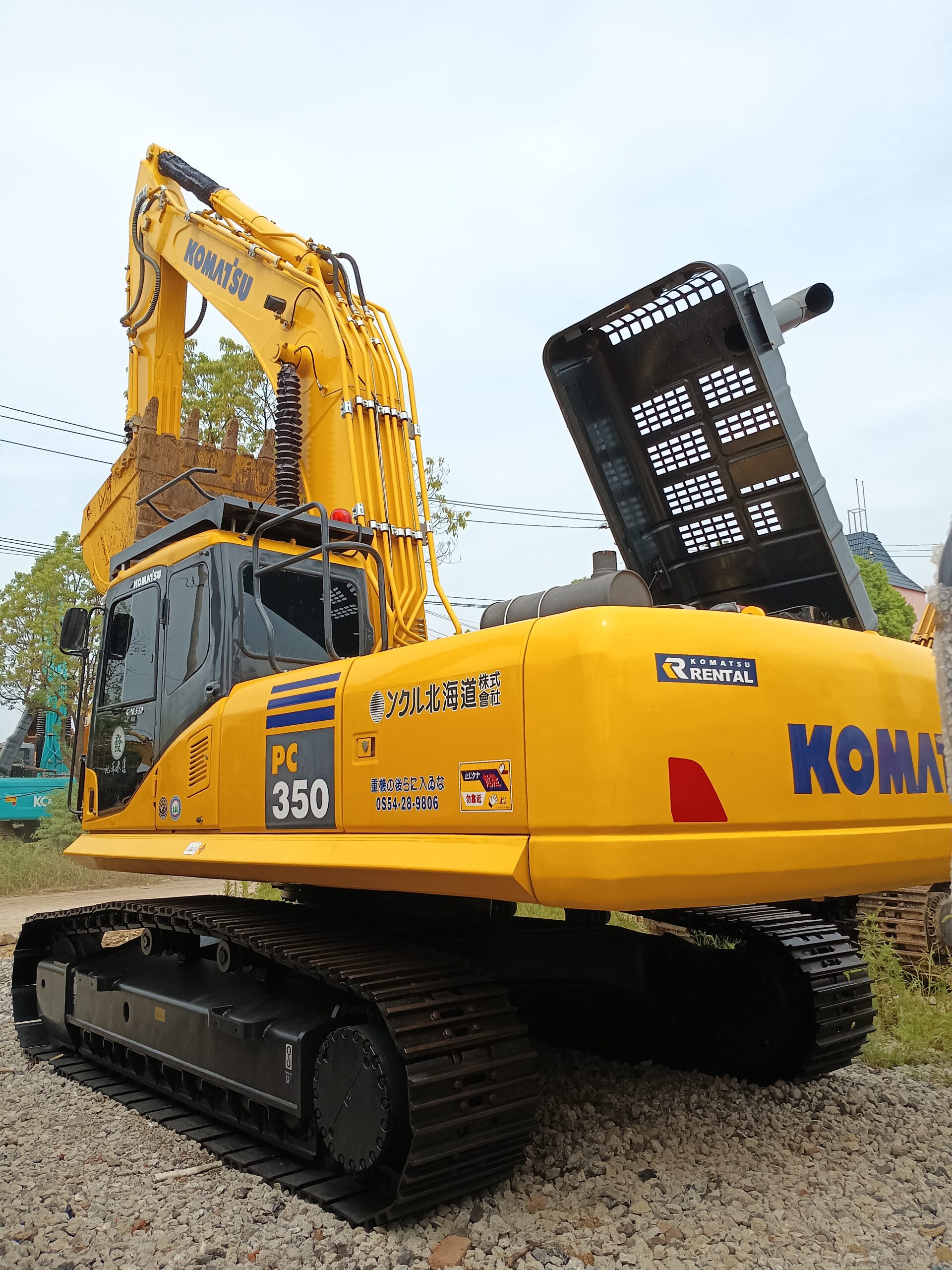 35tons KOMATSU PC350 with excellent performance used KOMATSU excavator for sale