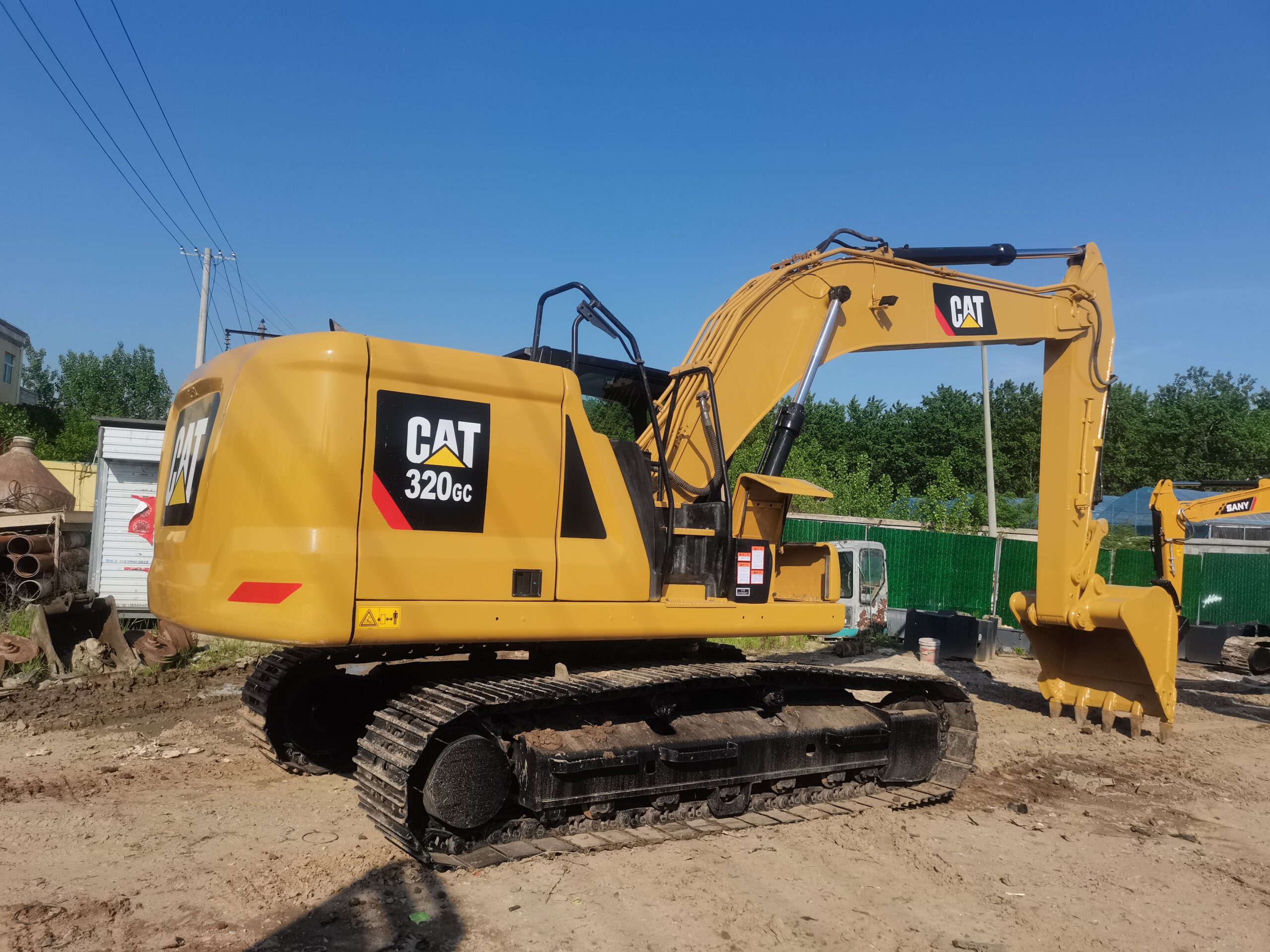 Original CATERPILLAR CAT320GC hydraulic used excavator in stock for sale