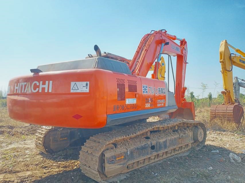 Used HITACHI ZX350 35tons large-size hydraulic excavator for sale