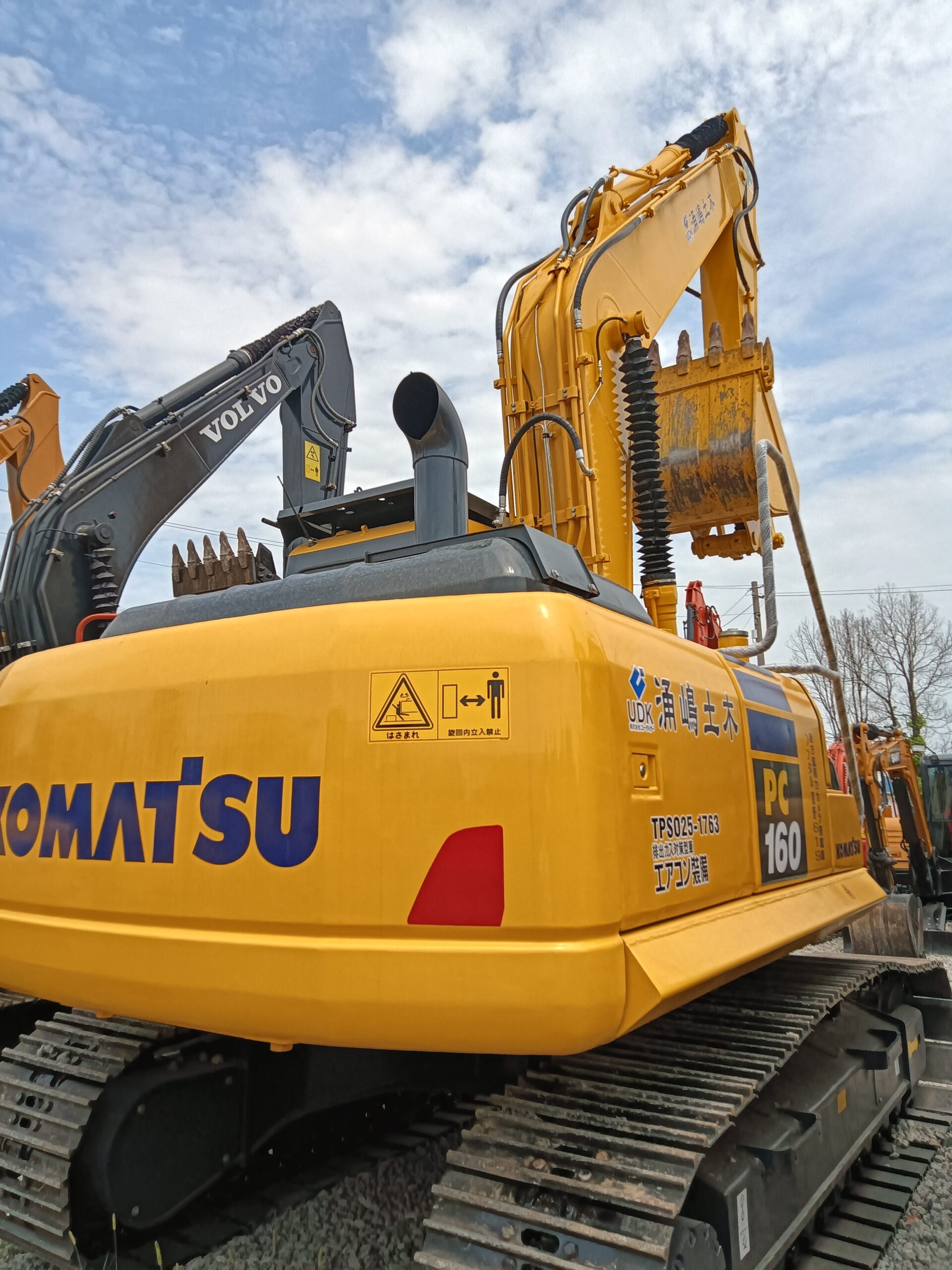 Used KOMATSU PC160 with perfect appearance second-hand excavator for sale