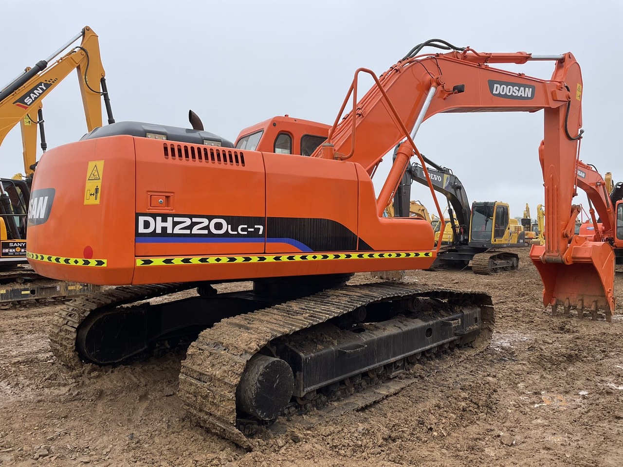 Used DOOSAN DH220LC 20tons original condition DOOSAN brand for sale