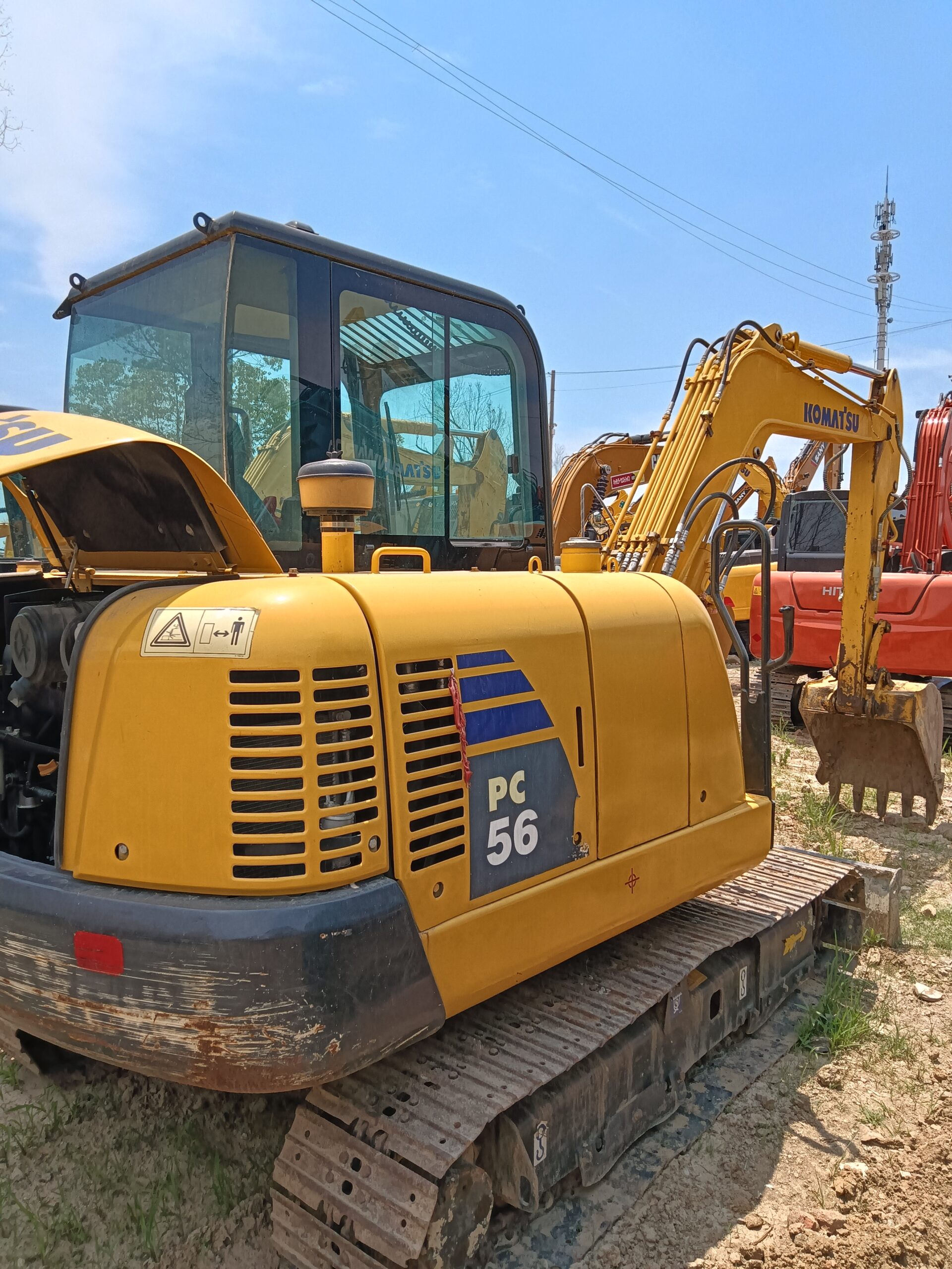 Used KOMATSU PC56 hot-selling excavator for sale