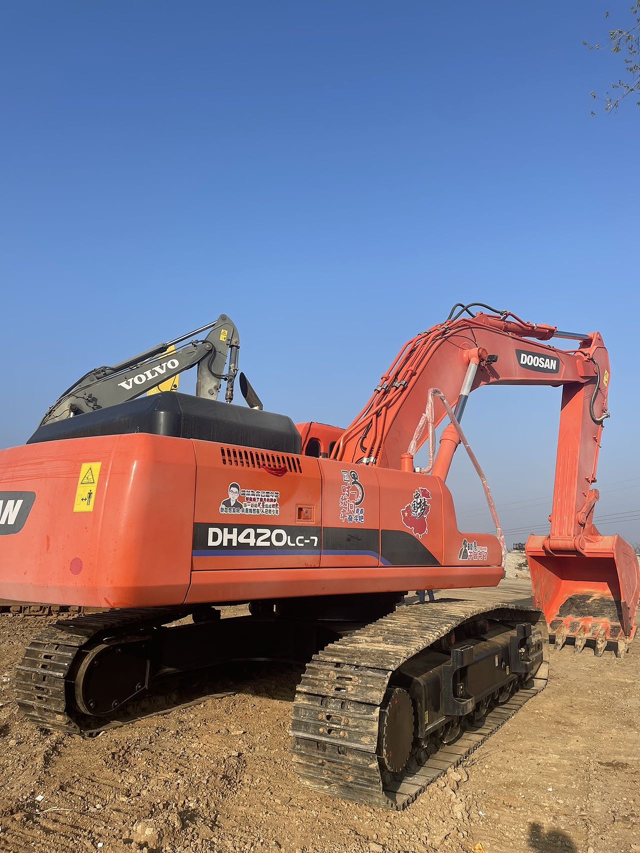 Used DOOSAN DH420 42tons hydraulic imported excavator for sale