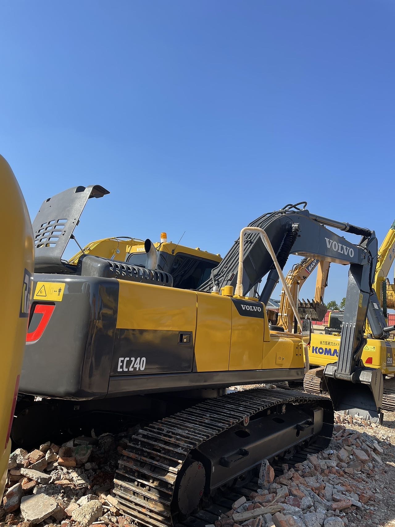 Used VOLVO EC240 24tons excavator in stock second-hand machine for sale