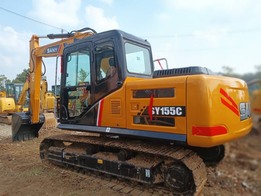 Used SANY SY155C 15tons hydraulic Chinese brand excavator for sale