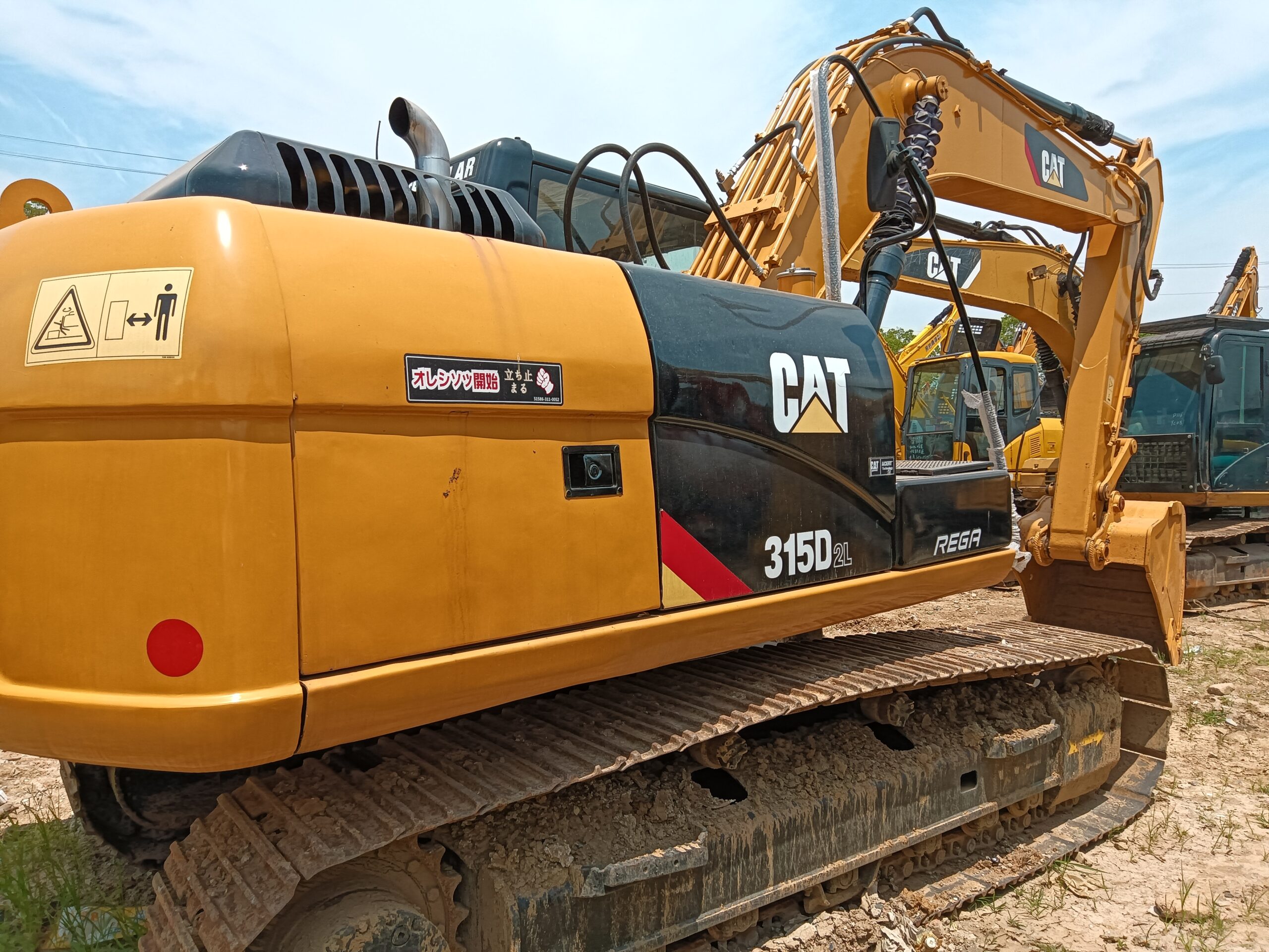 Used originally imported Japanese brand CATERPILLAR CAT315D2L excavator for sale