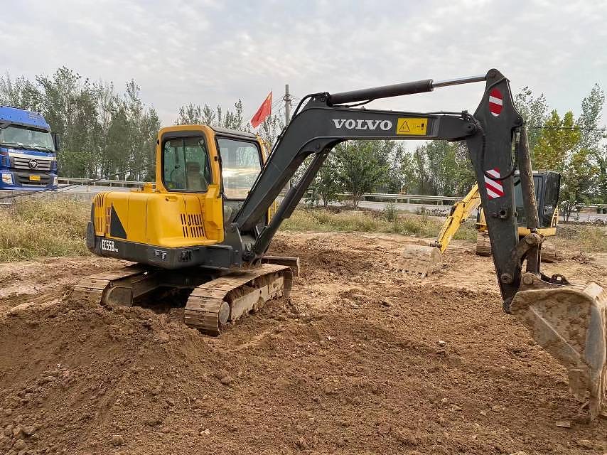 Used VOLVO EC55B 5tons small size original condition excavator for sale