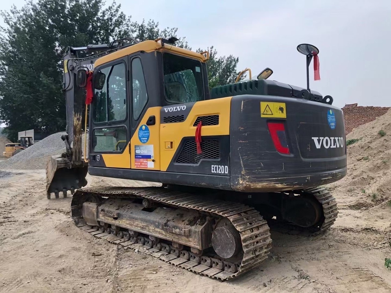 Used VOLVO EC120 12tons imported from Sweden high quality excavator for sale