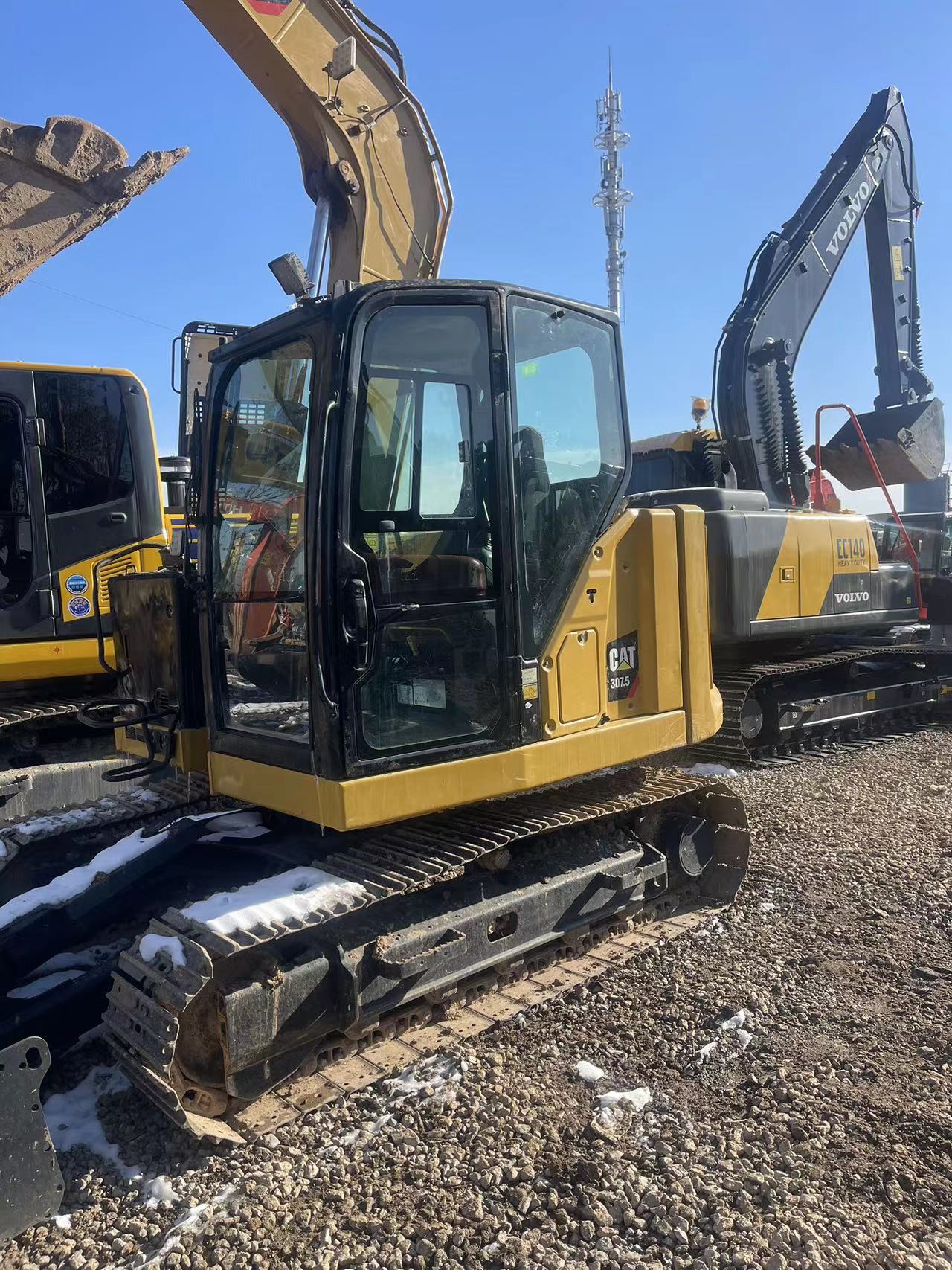 Used CAT307.5E caterpillar originally imported high quality small CAT excavator for sale