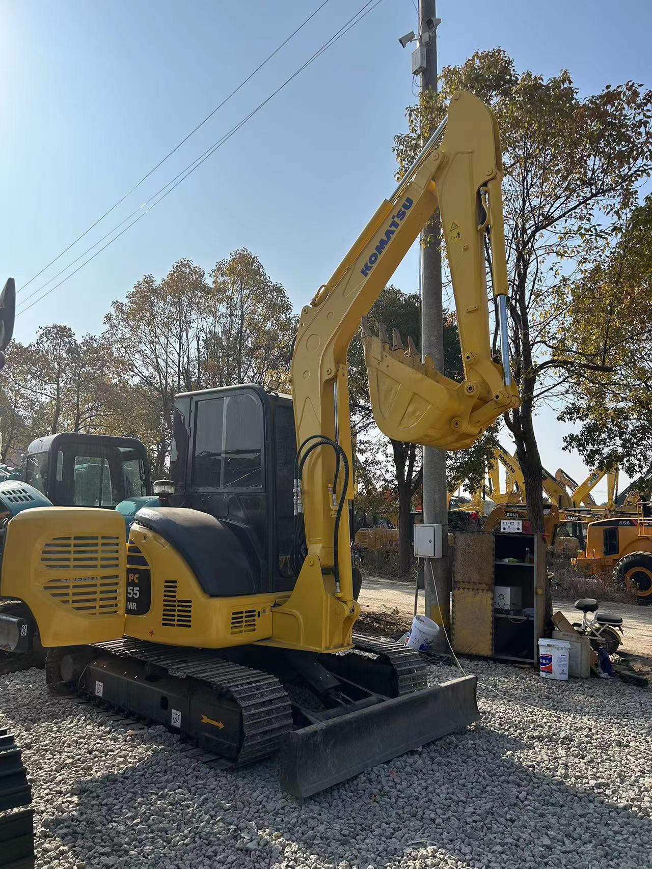 Used KOMATSU PC55MR cost-effective small-size excavator for sale