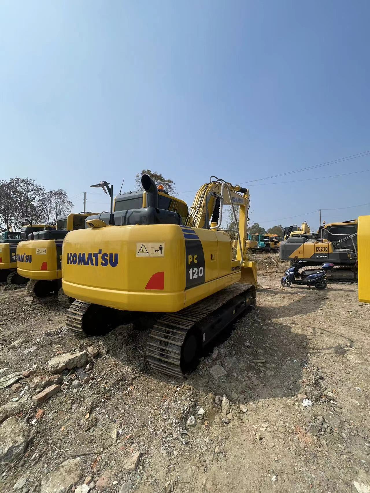 Used KOMATSU PC120 original Japanese brand KOMATSU excavator for sale