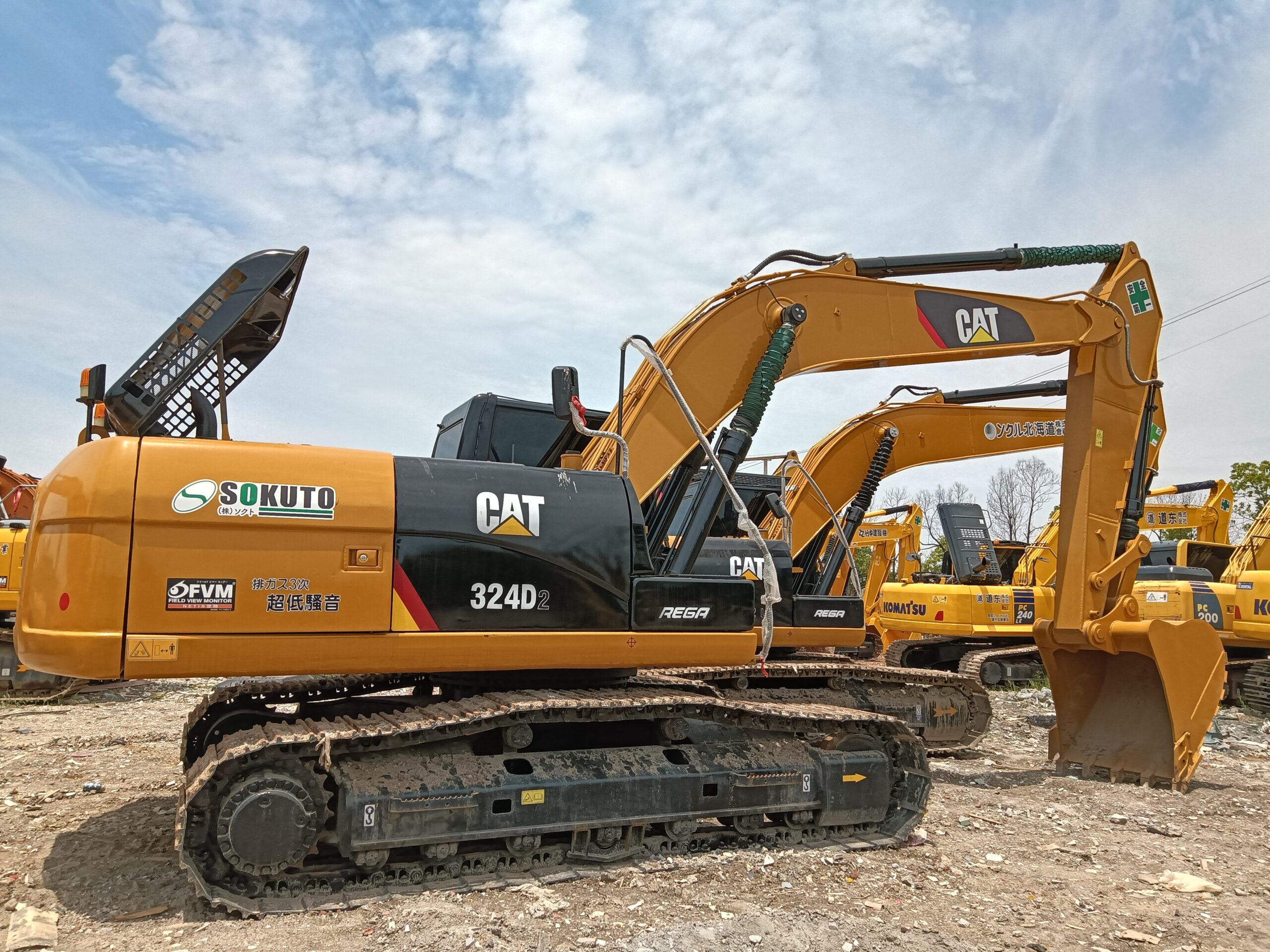 Used CATERPILLAR CAT324D excavator with good performance for sale