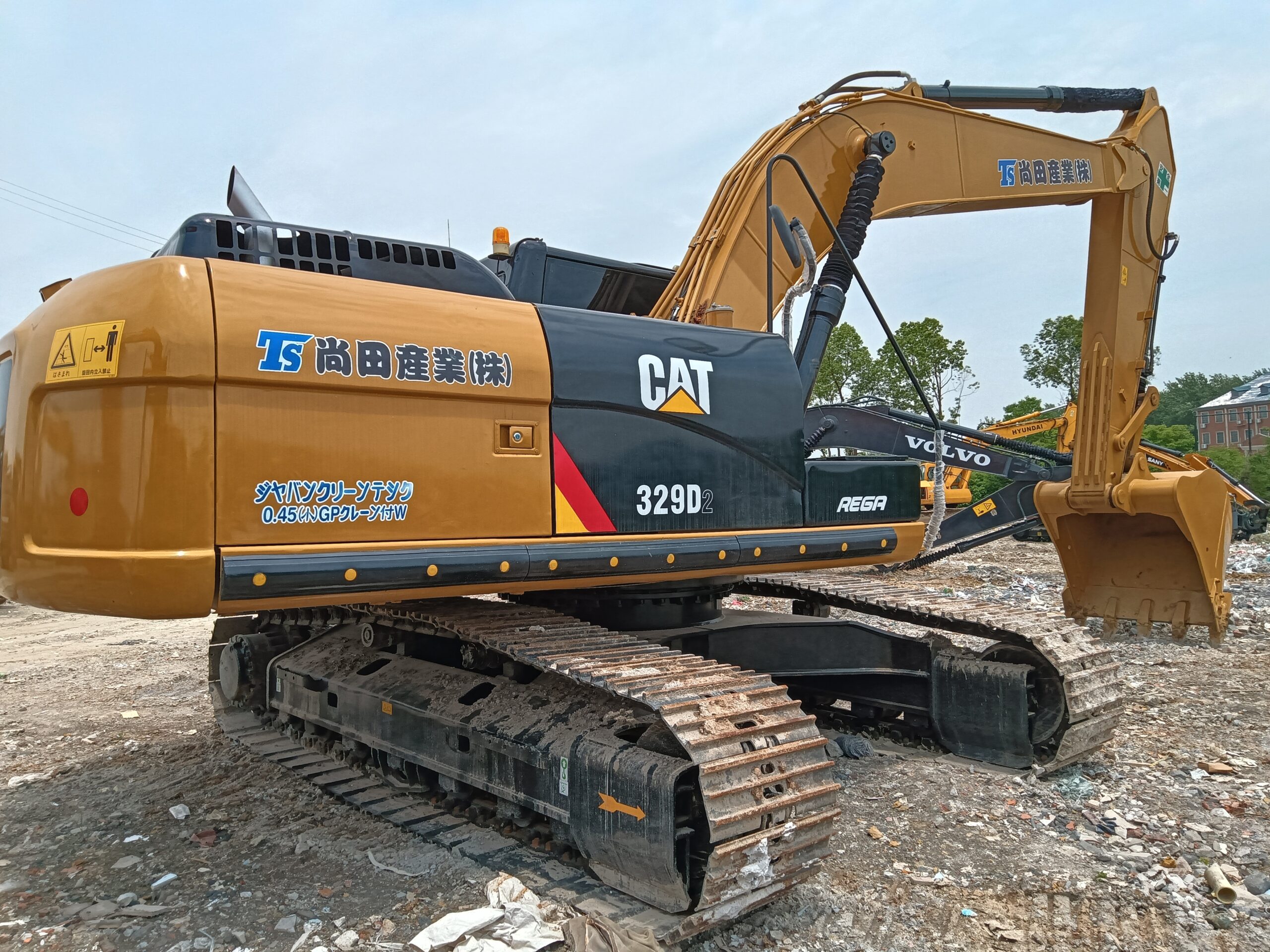 Used CATERPILLAR CAT329D high quality imported excavator for sal