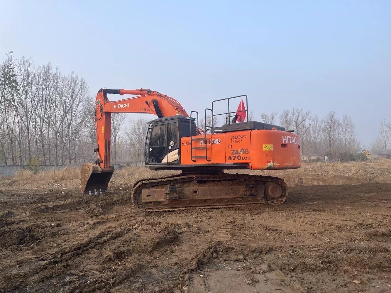 Used HITACHI ZX470LC 47tons large-size excavator powerful machine for sale