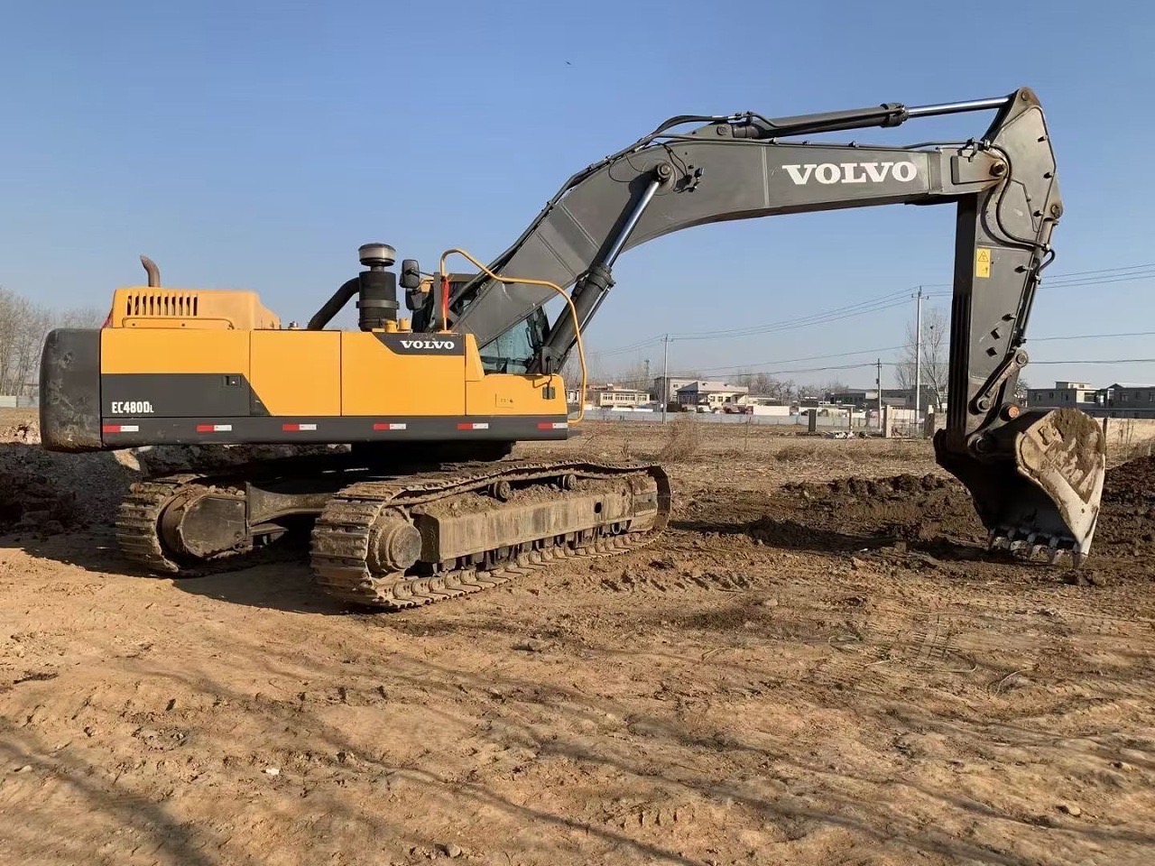 Used VOLVO EC480 48tons  large-size heavy excavator for sale