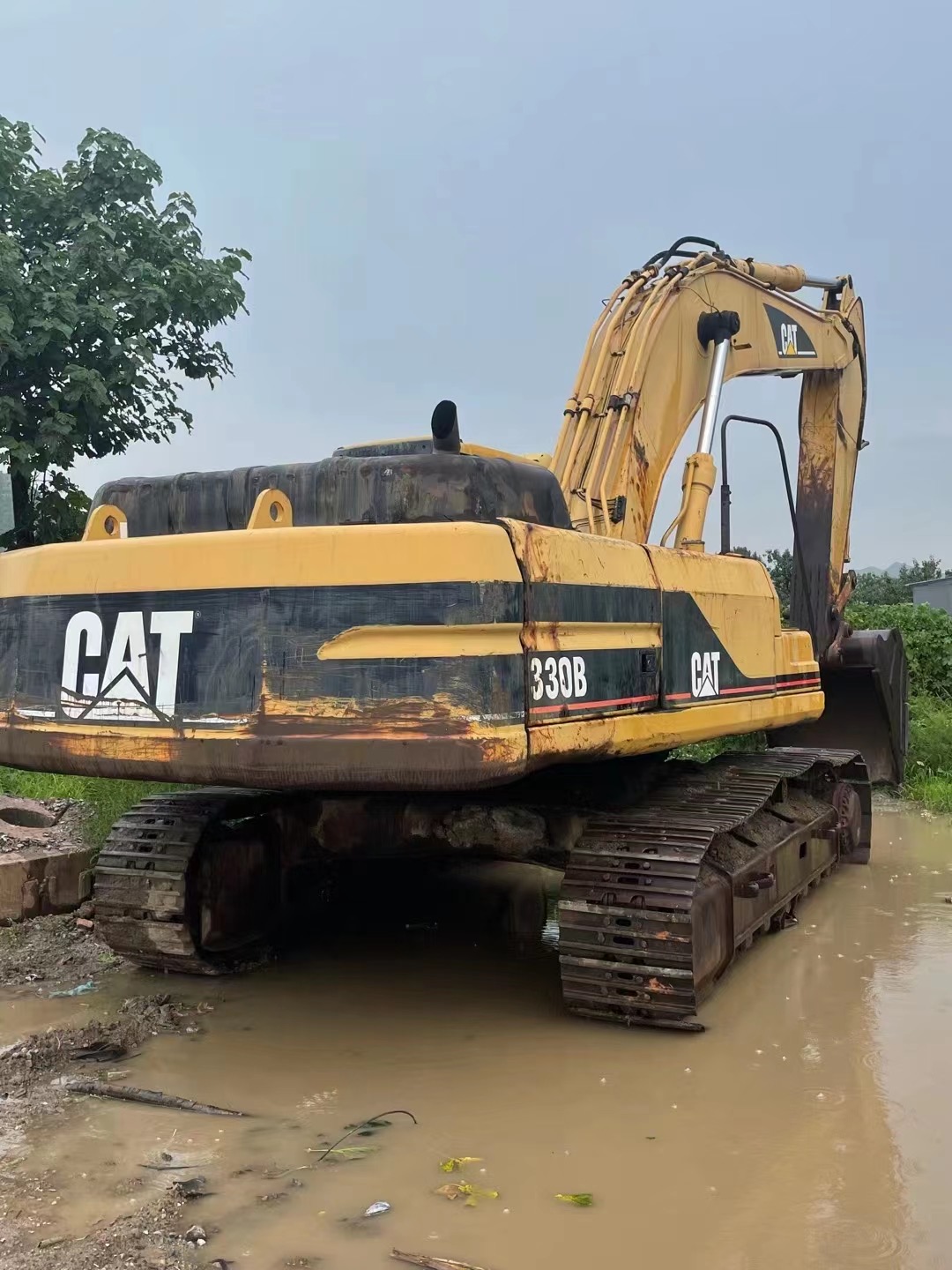 Used CAT330B 30tons caterpillar hydraulic powerful excavator for sale