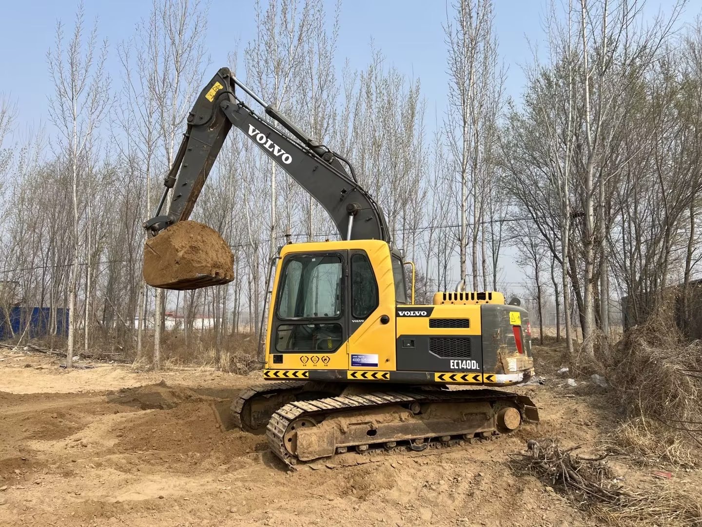 Used VOLVO EC140 hydraulic volvo brand excavator in good condition for sale