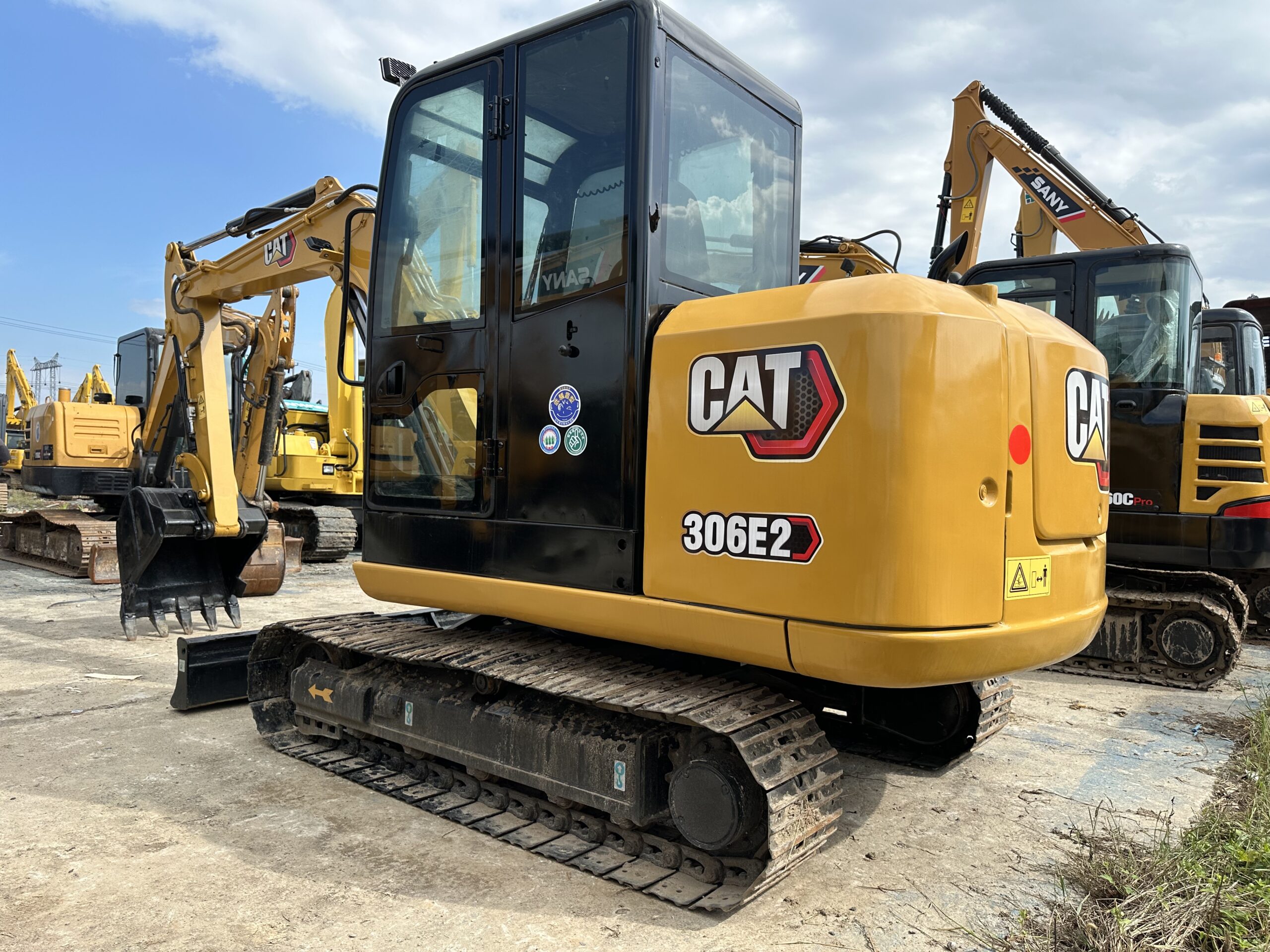 Used CAT306E2 mini excavator with stable hours for sale