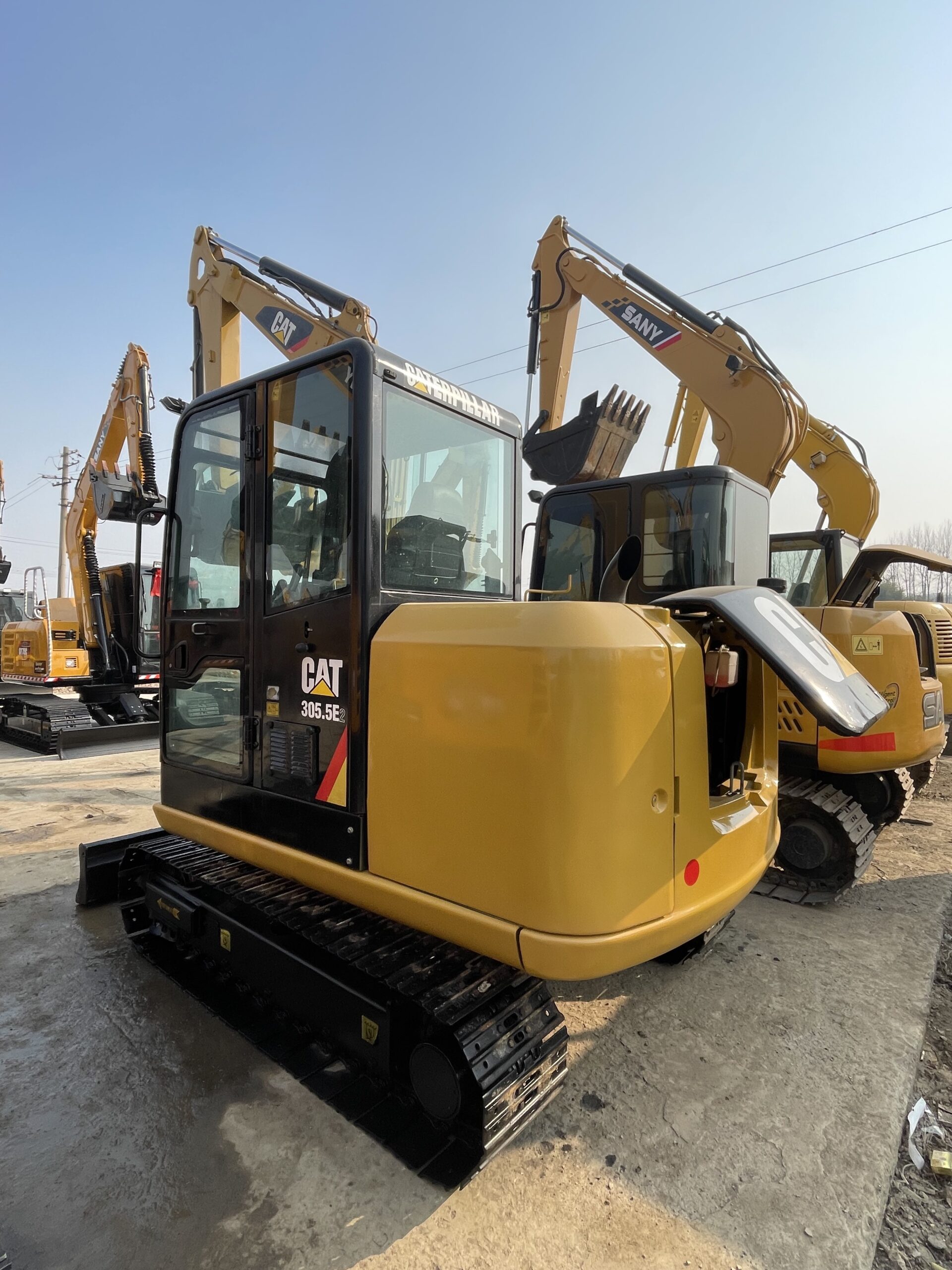 Used CAT305.5E2 5tons mini excavator on sale for sale