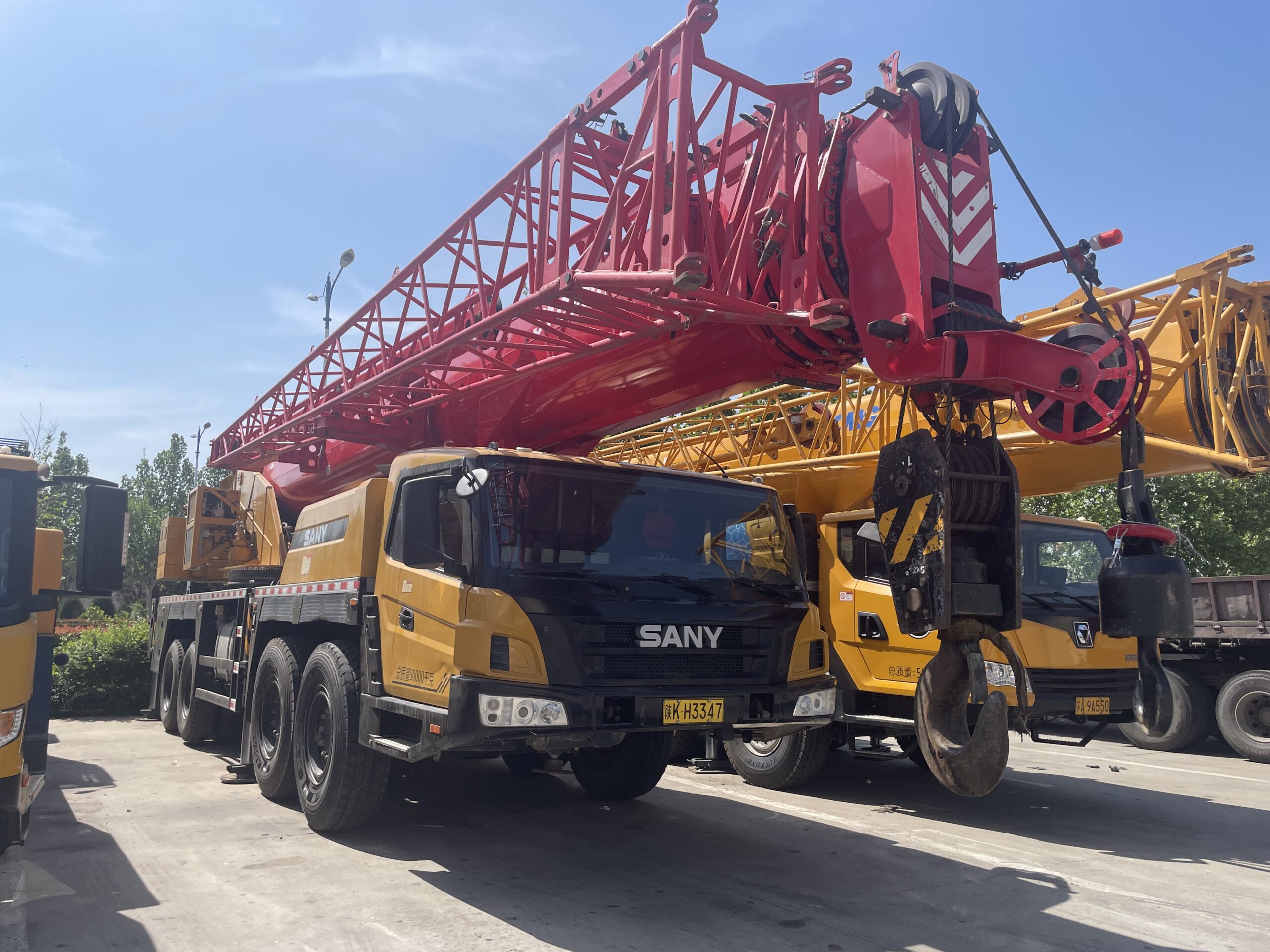 2021 üretim yılında satılık kullanılmış SANY STC800T6 vinç