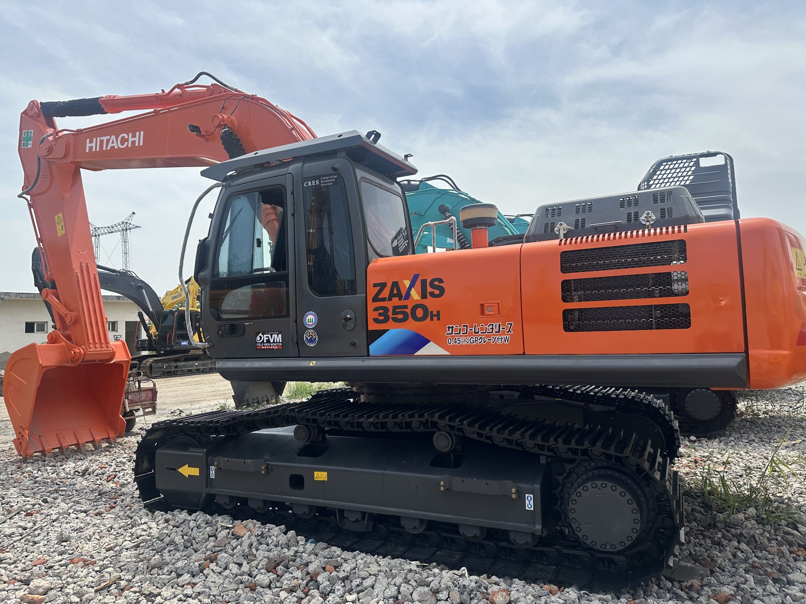 Used HITACHI ZX350 excavator with good price for sale