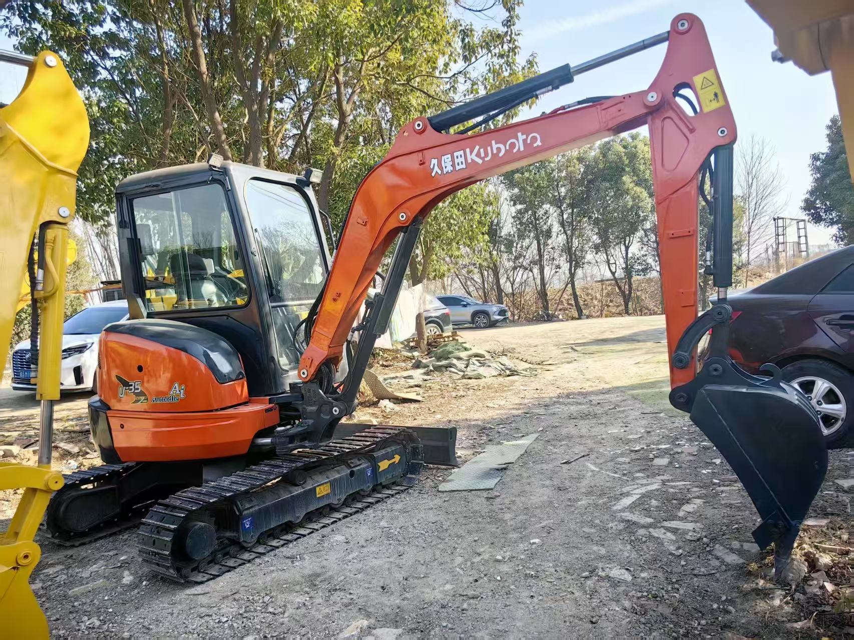 Used KUBOTA U35 mini excavator with high quality for sale
